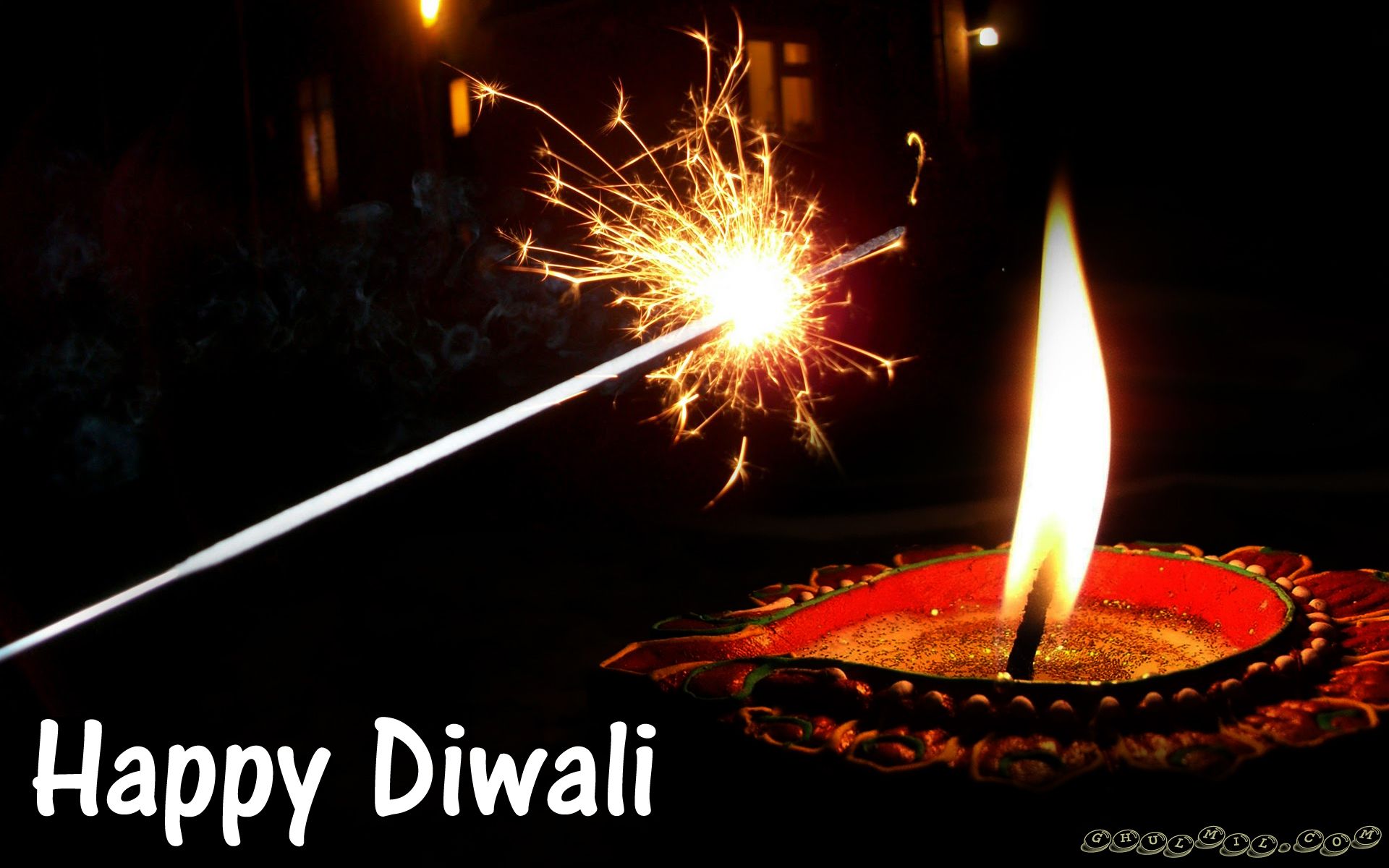 Hd Wallpaper Of Diwali Wishes - HD Wallpaper 