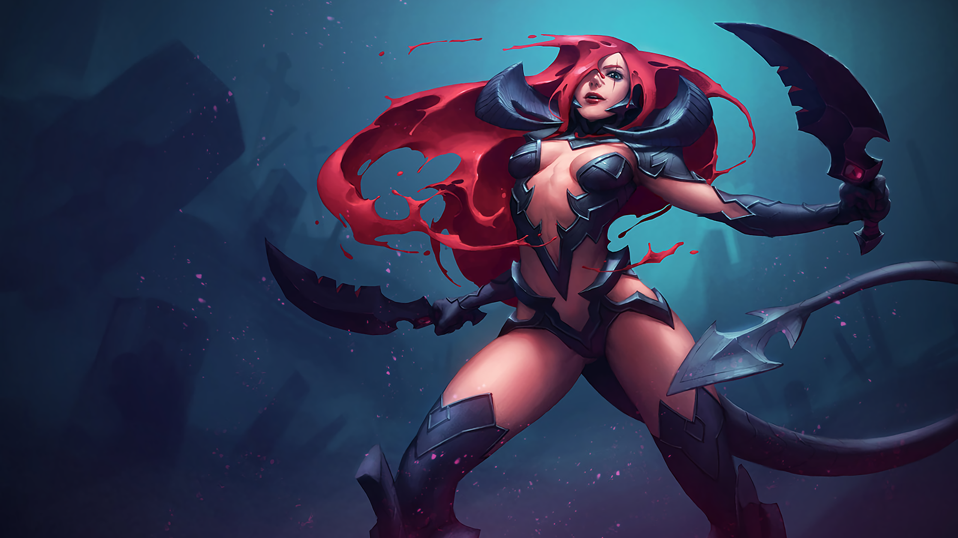 Katarina Wallpaper - Katarina League Of Legends Hd - HD Wallpaper 