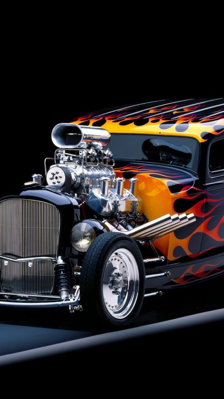 Hot Rod Flames Paint - HD Wallpaper 