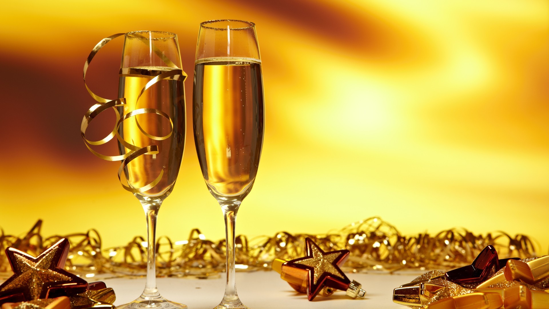 New Year Champagne Wine Glass Drink Celebration Toast - High Resolution Champagne Glasses - HD Wallpaper 