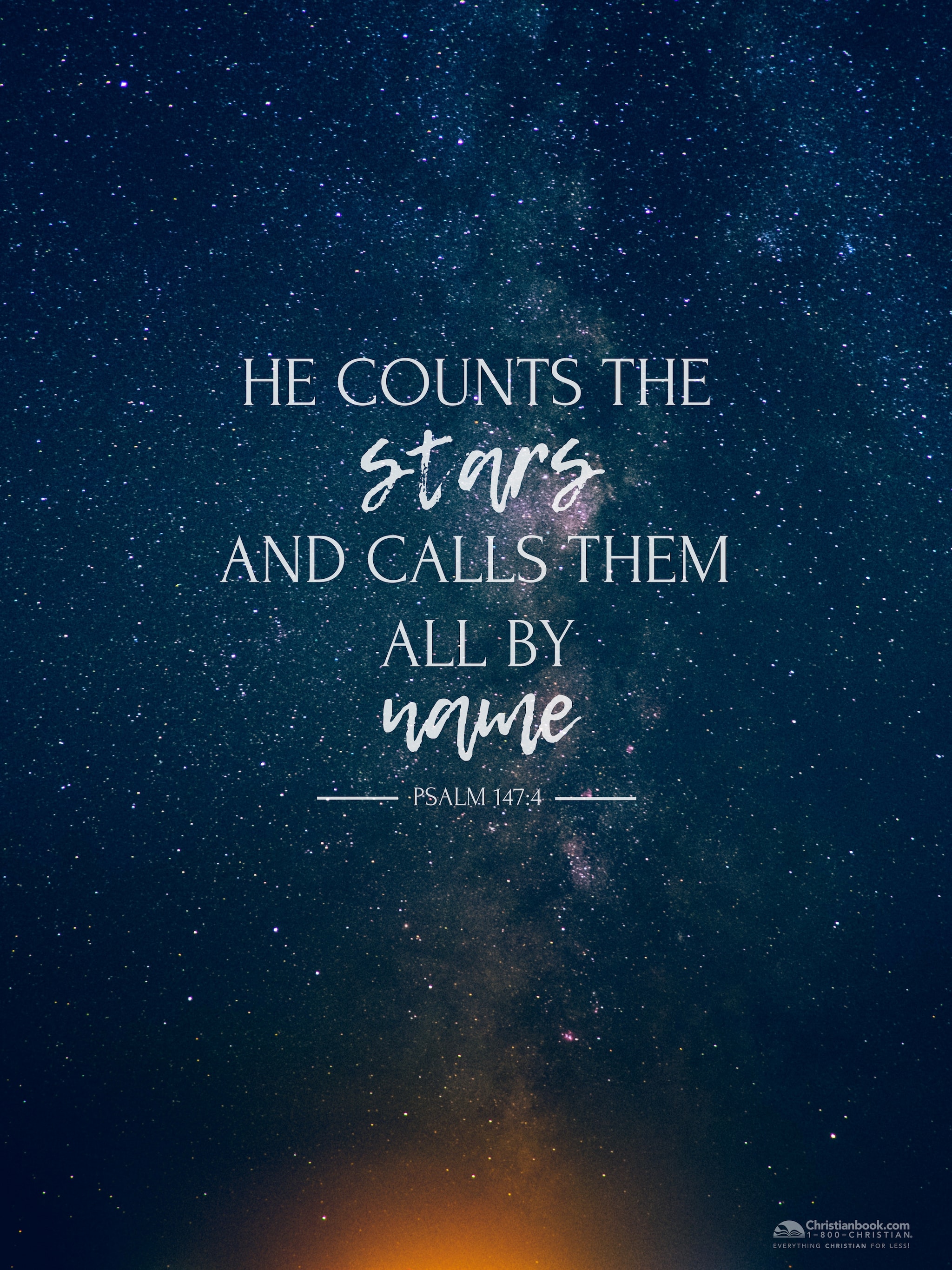 Bible Verse Stars - HD Wallpaper 