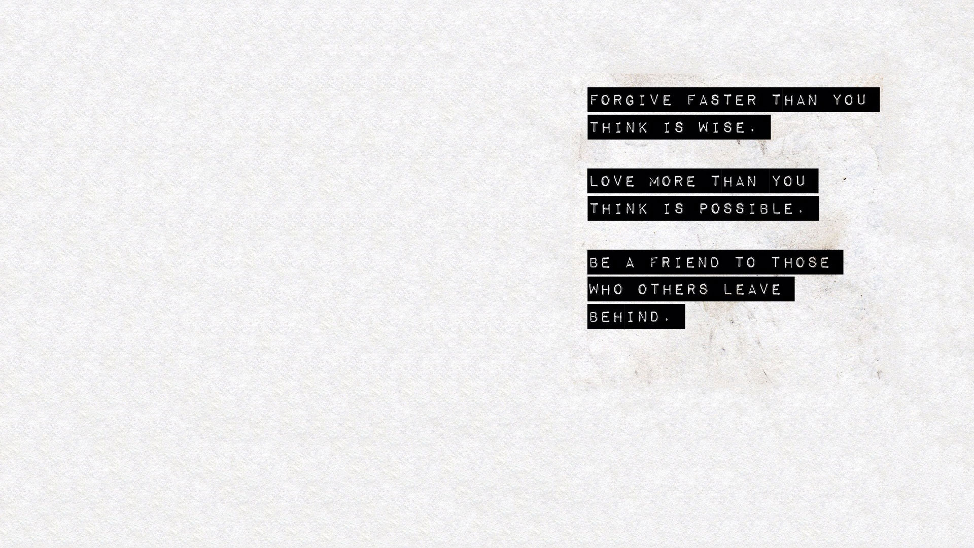 Three Wise Statements To Live By Hd Wallpaper - Statement Wallpaper Hd - HD Wallpaper 