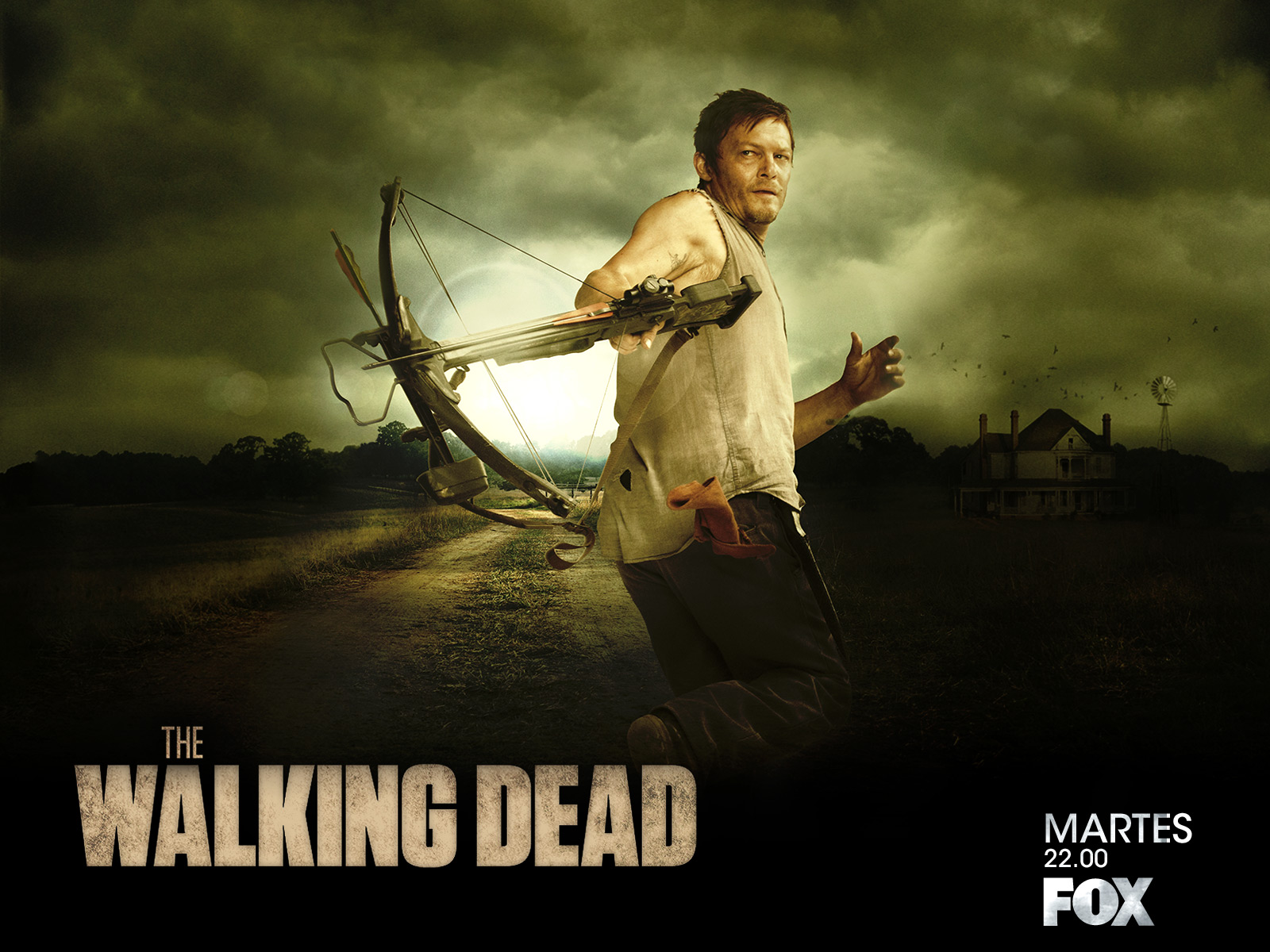 Daryl Dixon - Walking Dead Wallpaper Rick - HD Wallpaper 