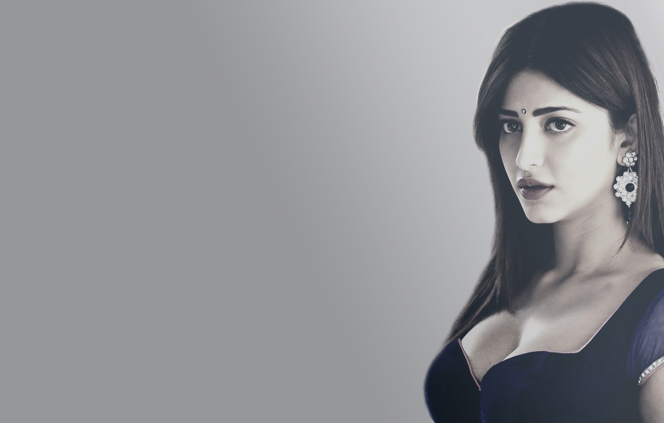 Photo Wallpaper Hot, Sexy, Models, Indian, Face, Actress, - Shruti Hassan - HD Wallpaper 