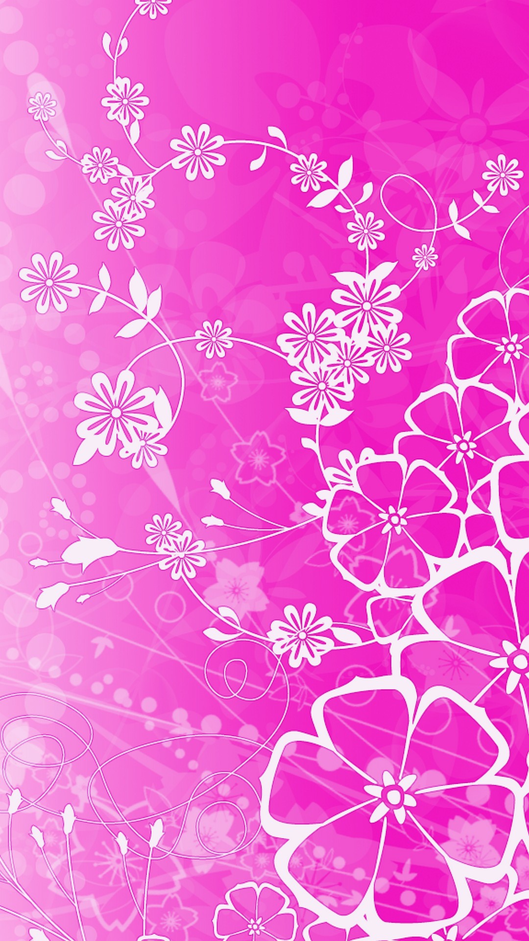 Iphone Cute Flower Pink Background Resolution - Pink Background Pink Cute - HD Wallpaper 