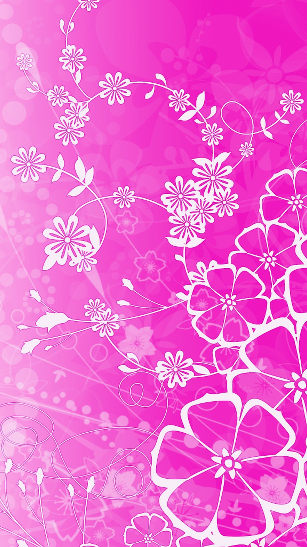 Iphone Cute Flower Pink Background Resolution Pink Background Pink Cute 1080x19 Wallpaper Teahub Io