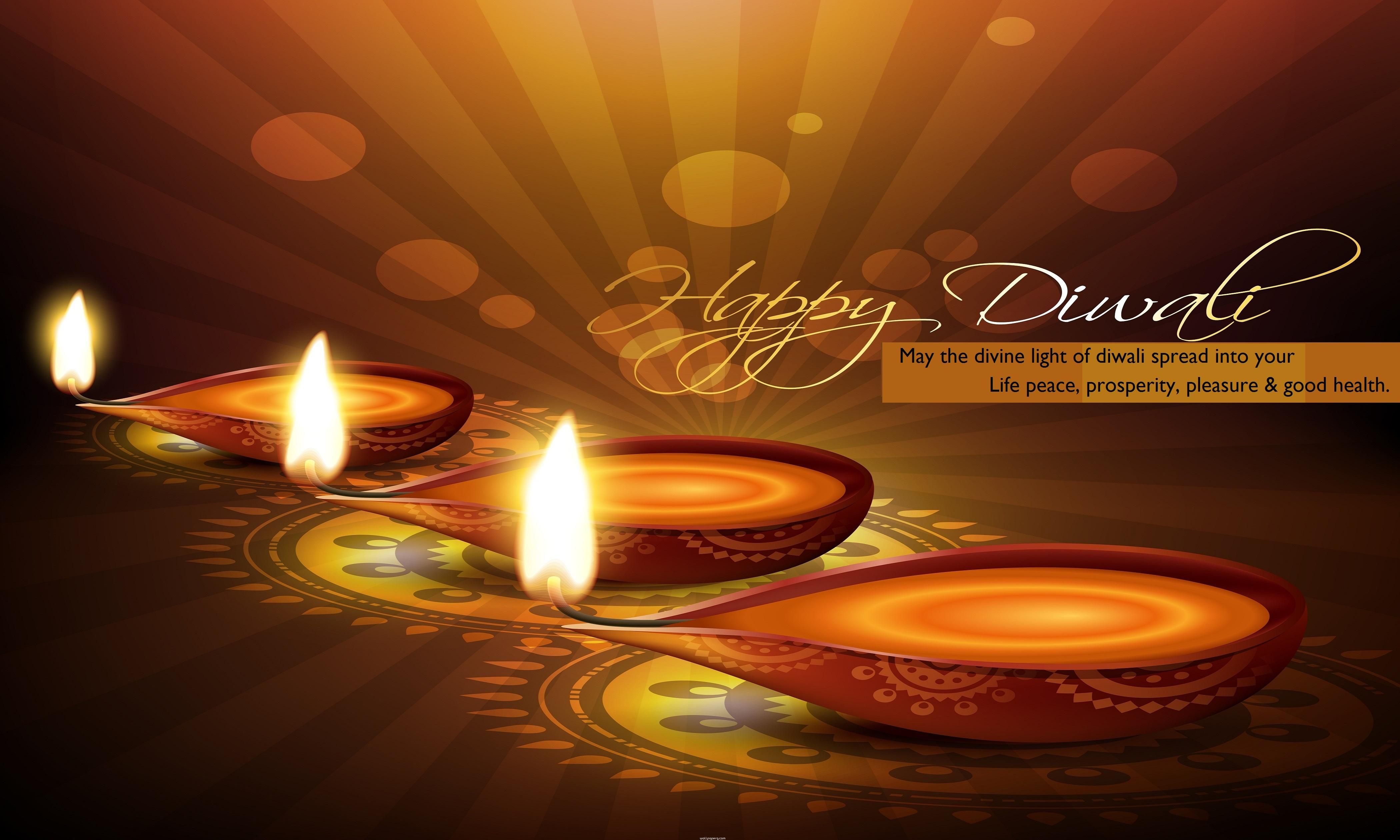 Download Hd Wallpaper Of Diwali Wishes - Happy Diwali And Govardhan Puja - HD Wallpaper 