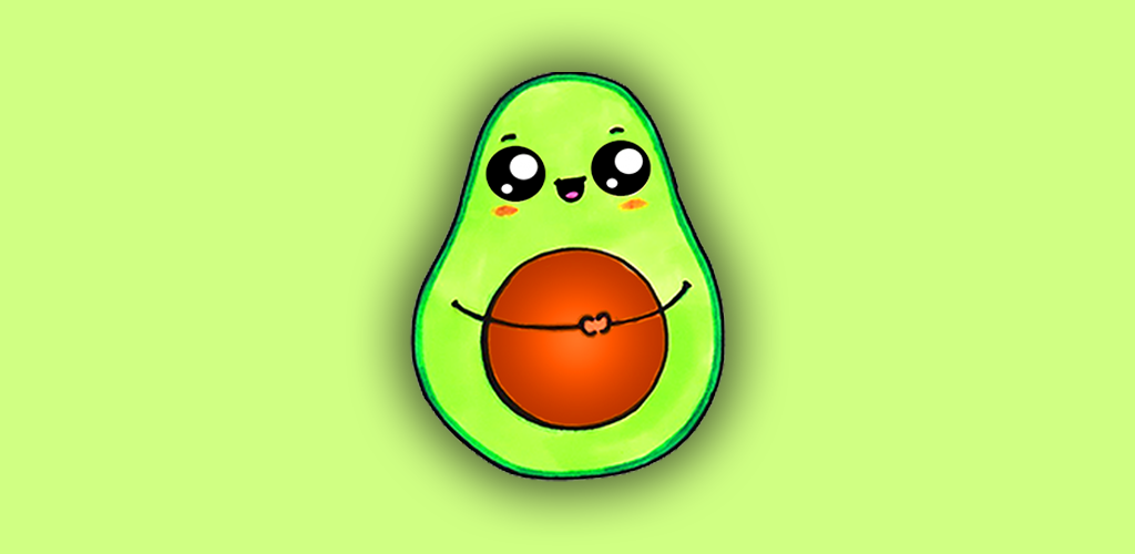 Cute Avocado - HD Wallpaper 