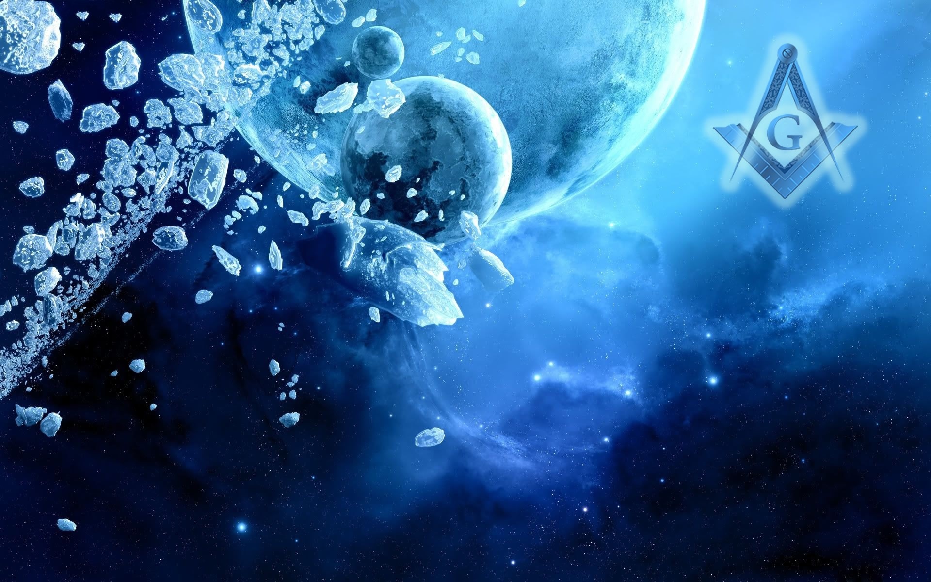 Space Ice Planet - HD Wallpaper 