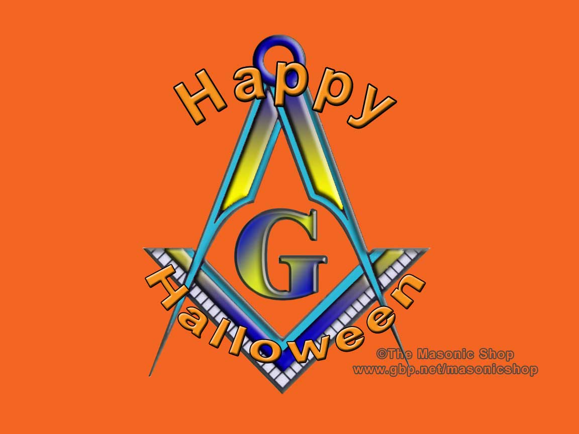 Masonic Halloween - HD Wallpaper 