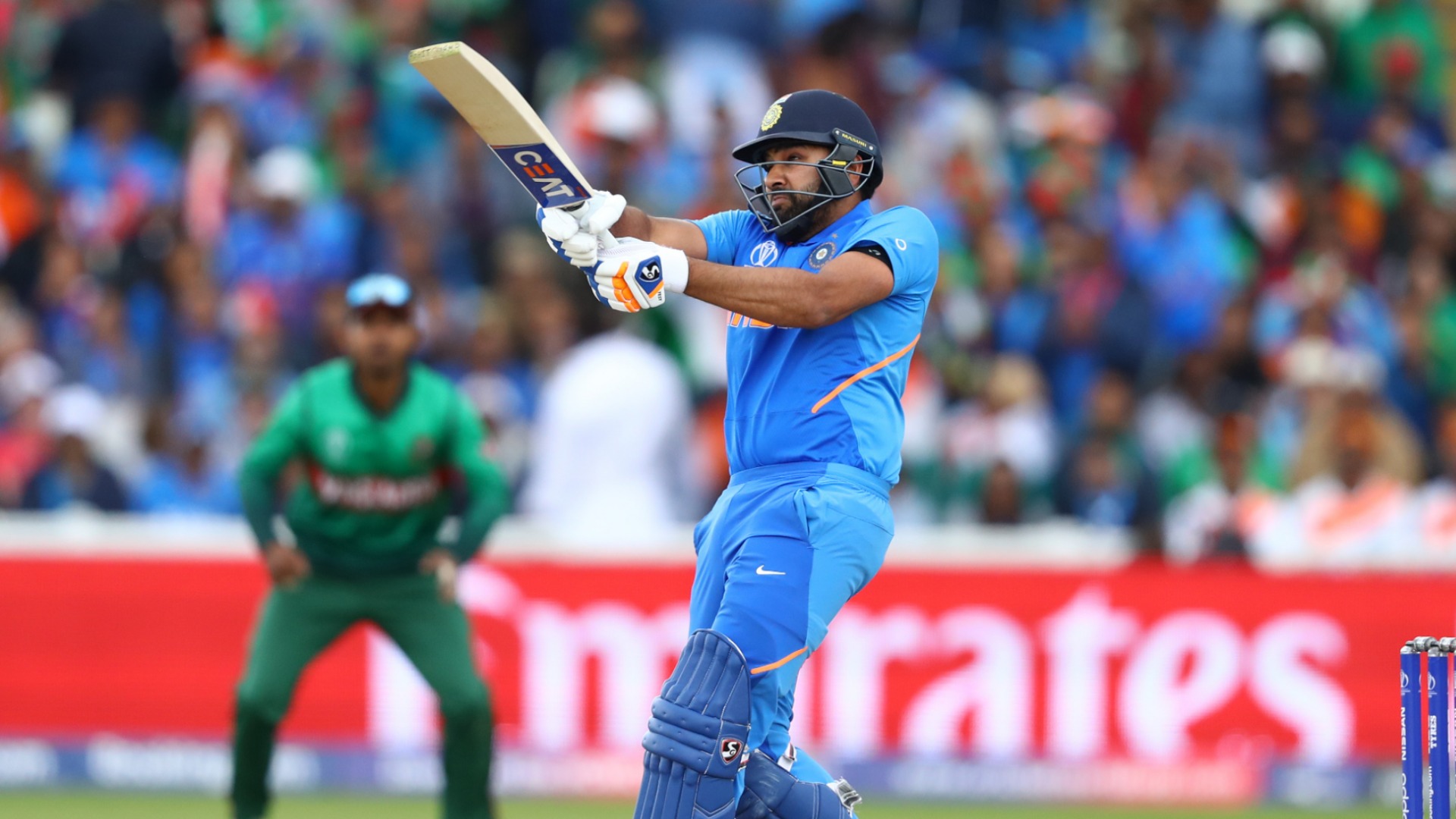 Rohitsharma - Cropped - India V Bangladesh 2019 World Cup - HD Wallpaper 