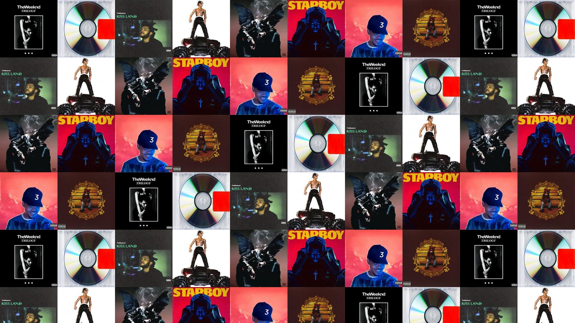 Weeknd Trilogy Kanye Yeezus Kiss Land Travis Scott - 1920x1080 Wallpaper -  