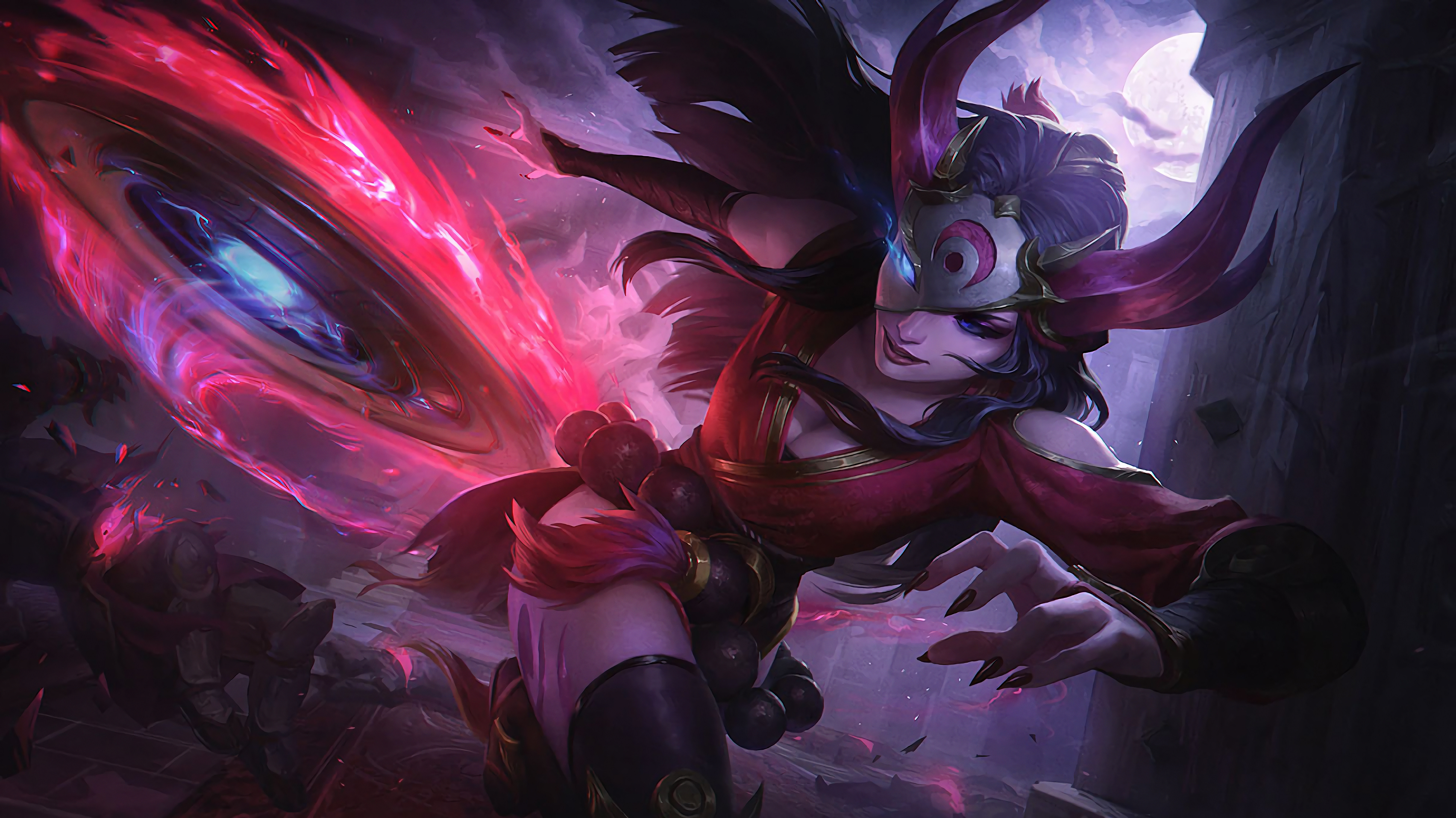 Sivir Blood Moon Skin - HD Wallpaper 