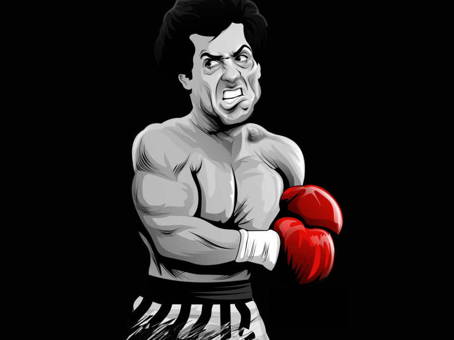 Wallpaper Sylvester Stallone, Rocky Balboa, Boxing, - Rocky Wallpaper Sylvester Stallone - HD Wallpaper 