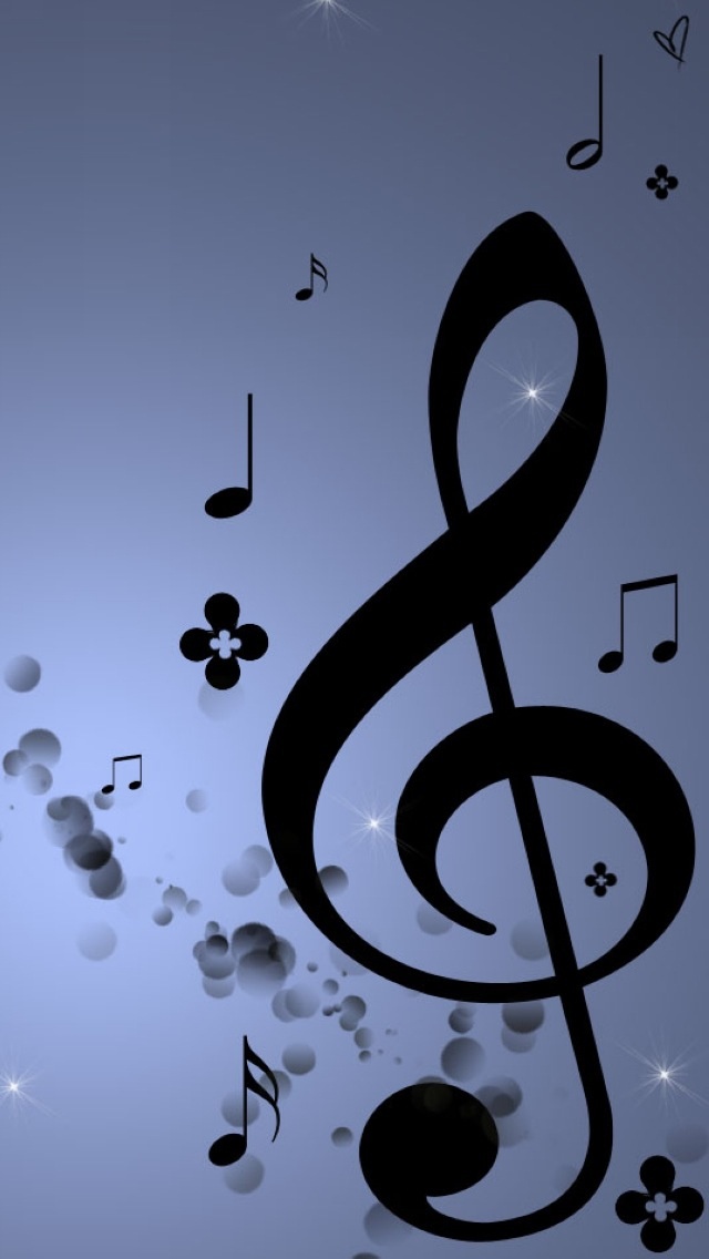 Music Notes Iphone Wallpaper - Papel De Parede Musica - HD Wallpaper 