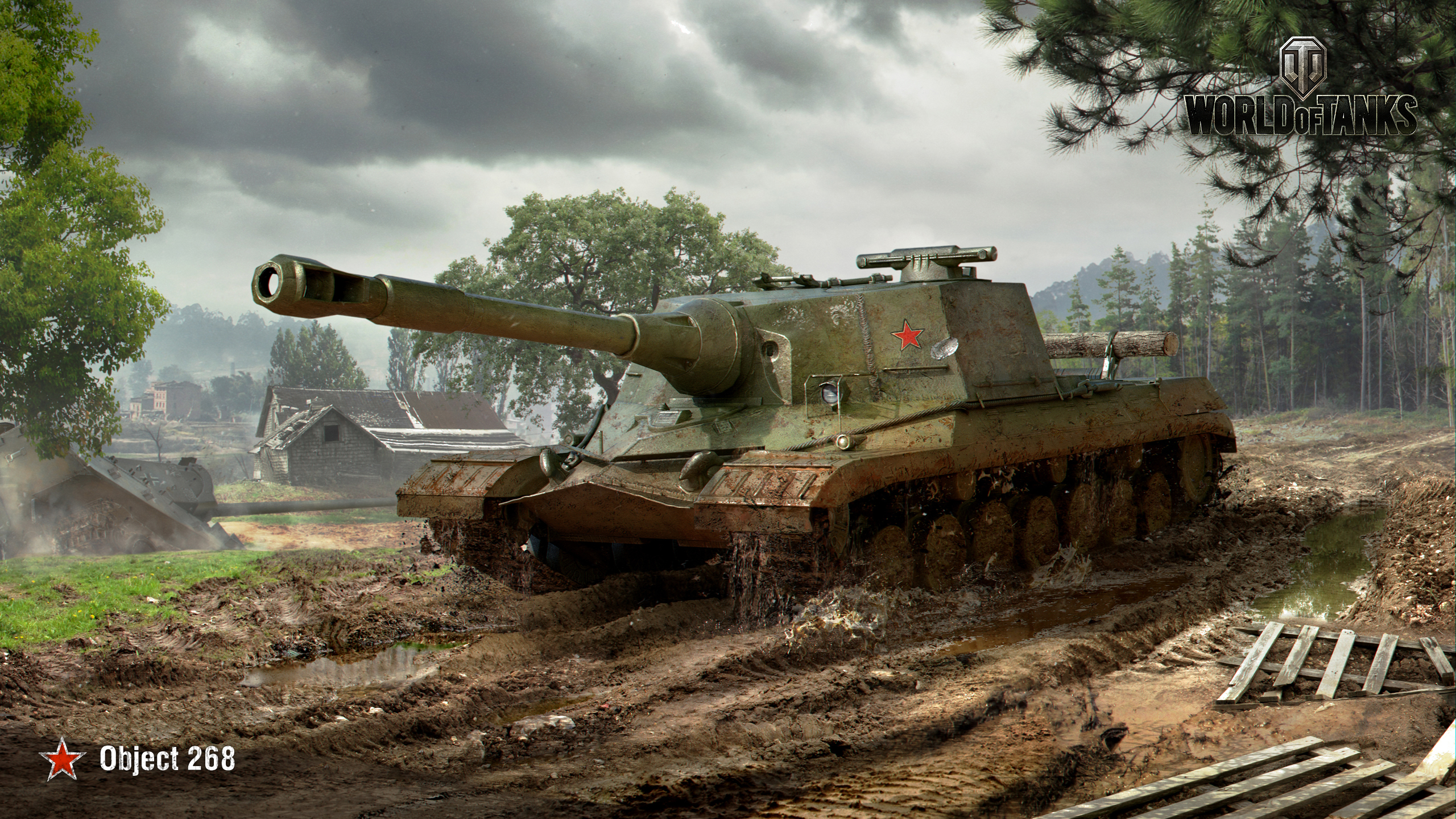 World Of Tanks Obj 268 - HD Wallpaper 