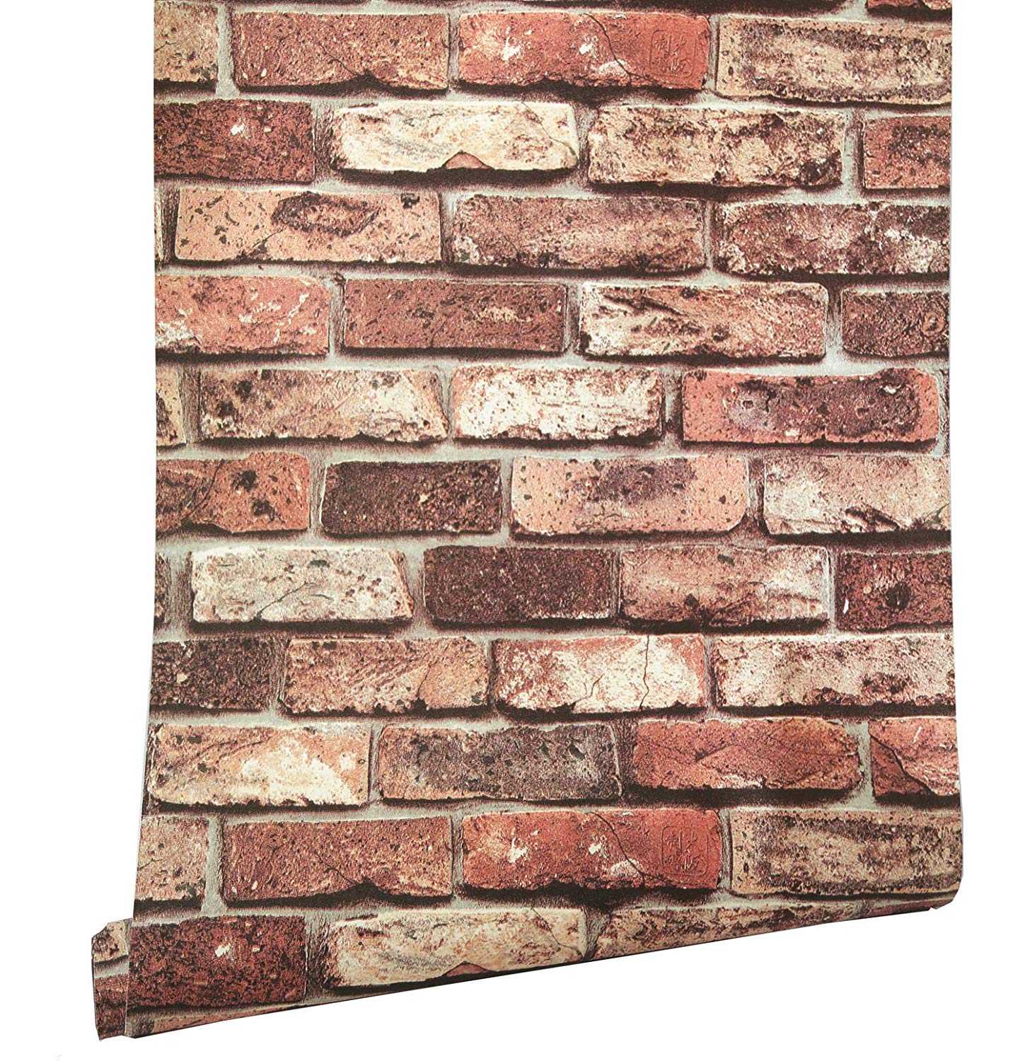 Textured Faux Brick Wall - HD Wallpaper 