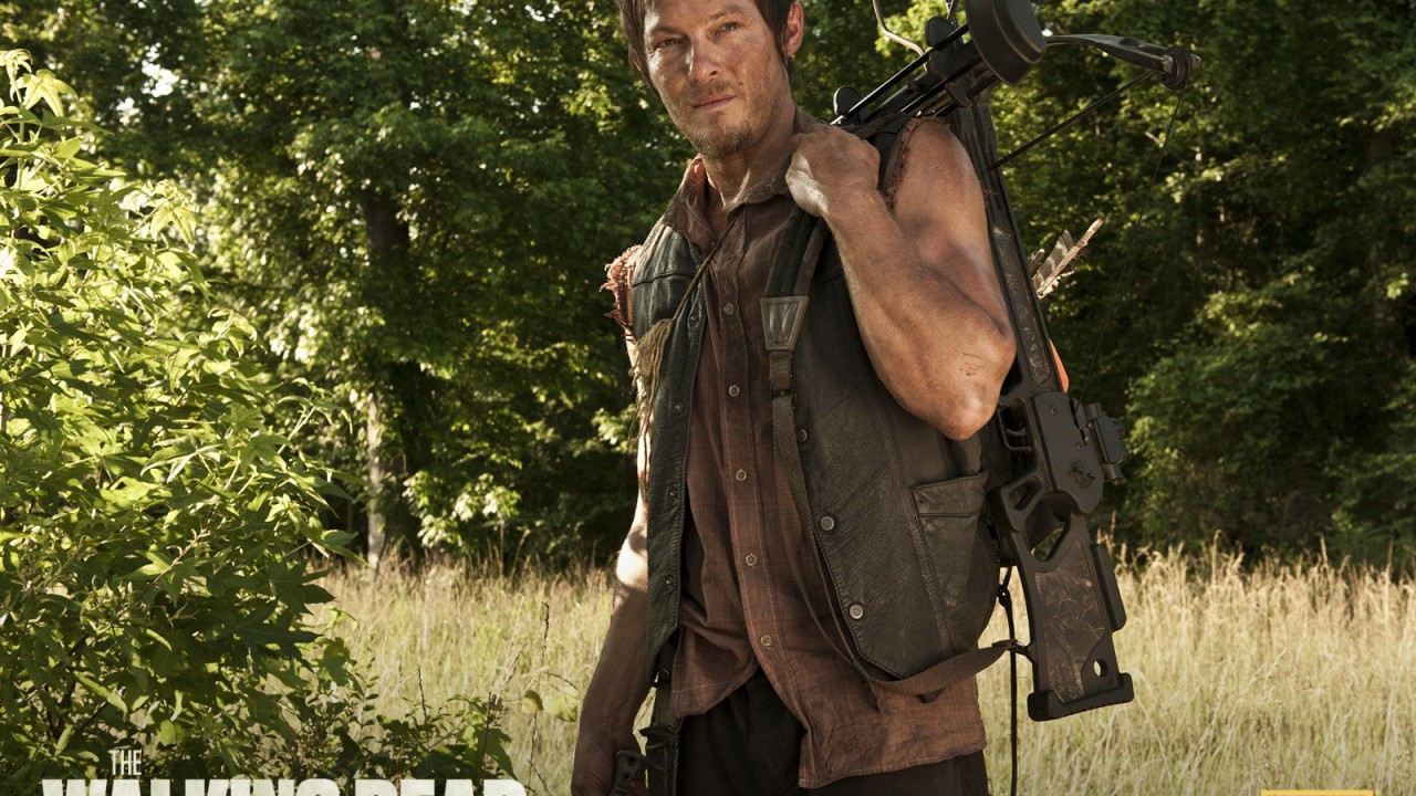 Movies Walking Dead The Walking Dead Norman Reedus - Walking Dead Season 3 Daryl - HD Wallpaper 
