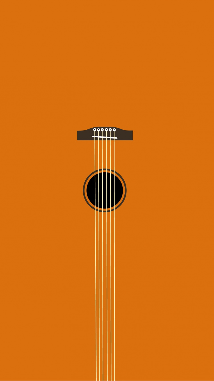 Minimal, Music, Guitar, Art, Wallpaper - Illustration - HD Wallpaper 