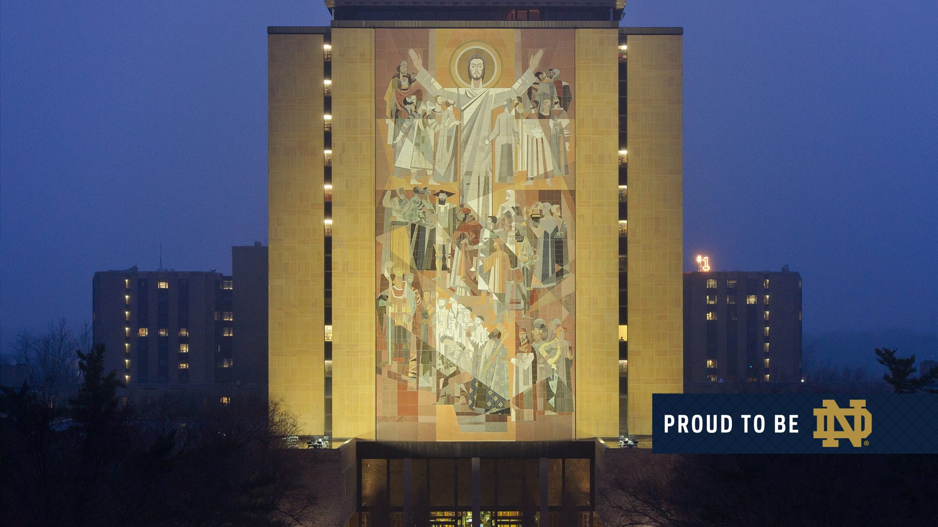 Notre Dame Hesburgh Library - HD Wallpaper 