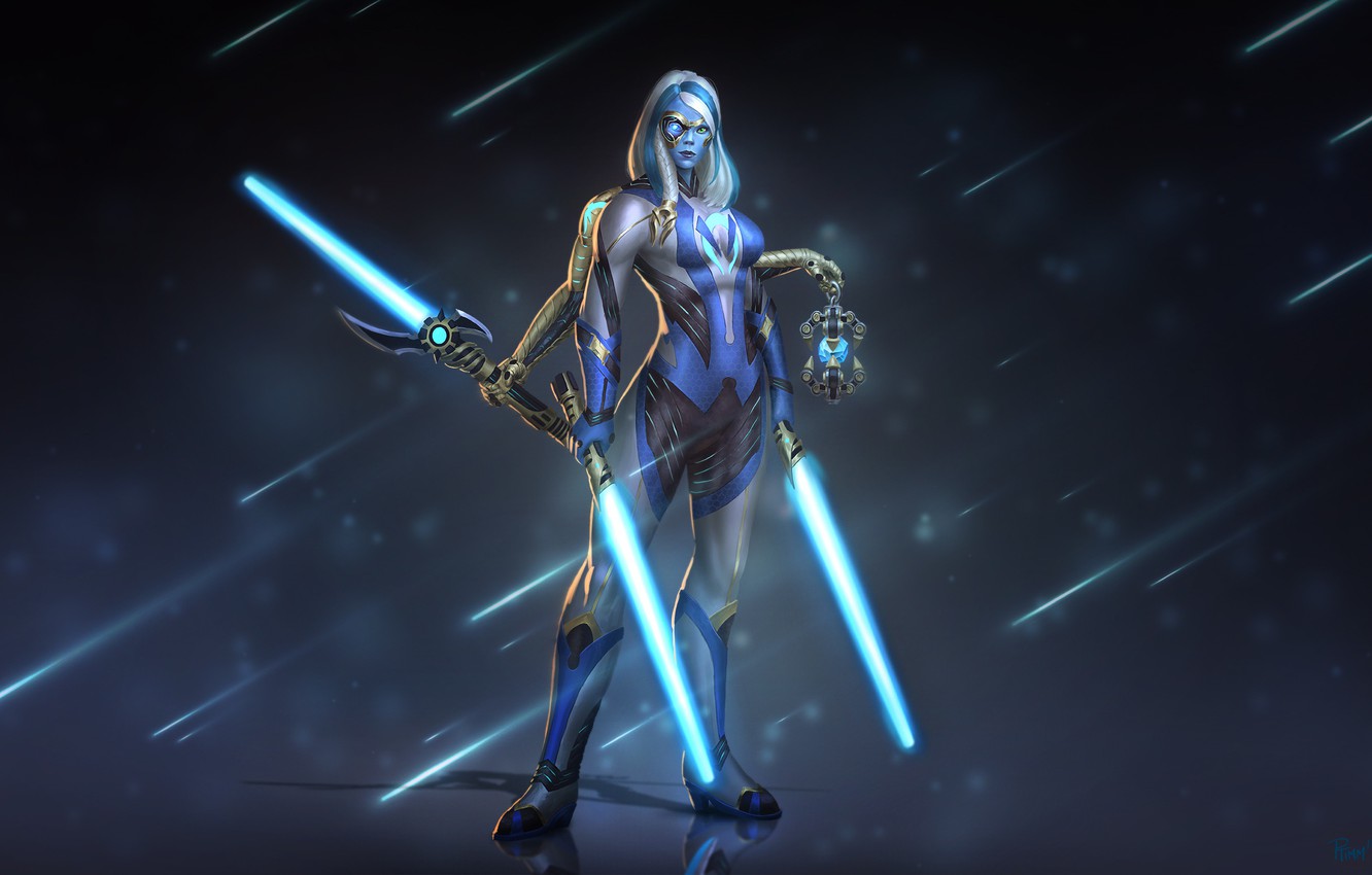 Photo Wallpaper Figure, Swords, Art, Art, Kali, Andy - Goddess Kali Super - HD Wallpaper 