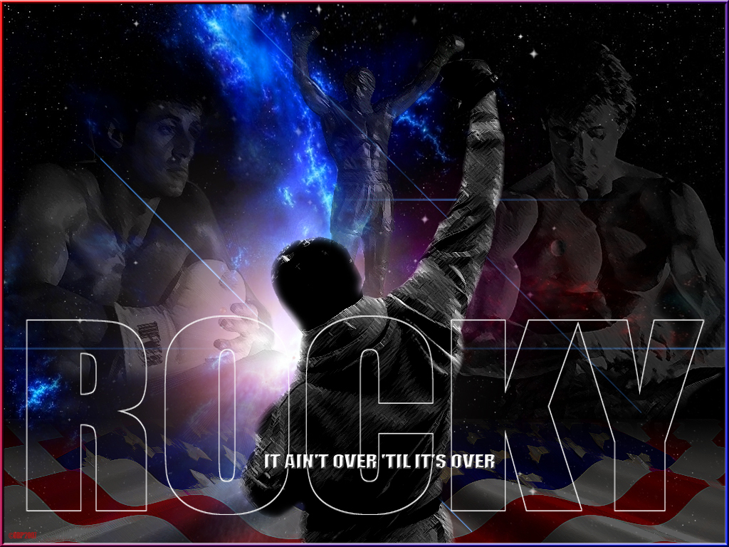 Rocky It Ain T Over Til It S Over - Rocky Balboa Wallpaper Large - HD Wallpaper 