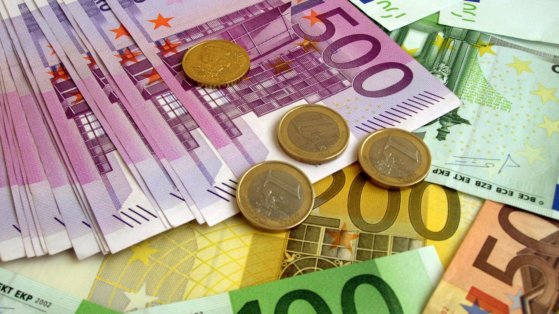 Preview Wallpaper Money, Euro, Banknotes, Coins 
 Data-src - HD Wallpaper 