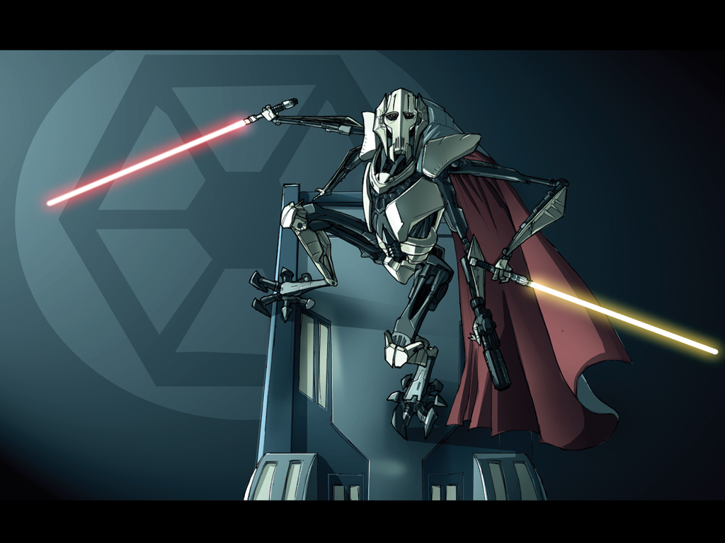 General Grievous Before He Was A Robot Wallpaper For - General Grievous Red Lightsabers - HD Wallpaper 