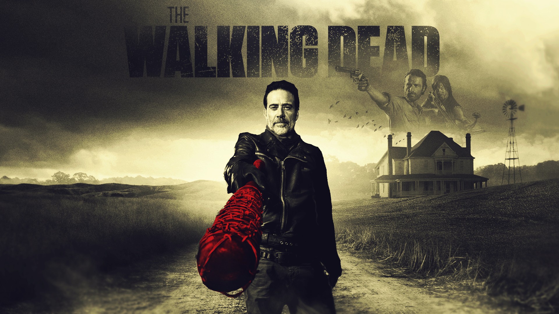 Twd Wallpaper Hd - Walking Dead Wallpaper Negan Hd - HD Wallpaper 