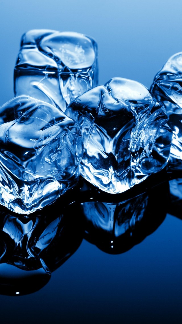 Ice, 4k, 5k Wallpaper, Cubes, Blue, Frozen, Water, - Ice Cubes 4k - HD Wallpaper 