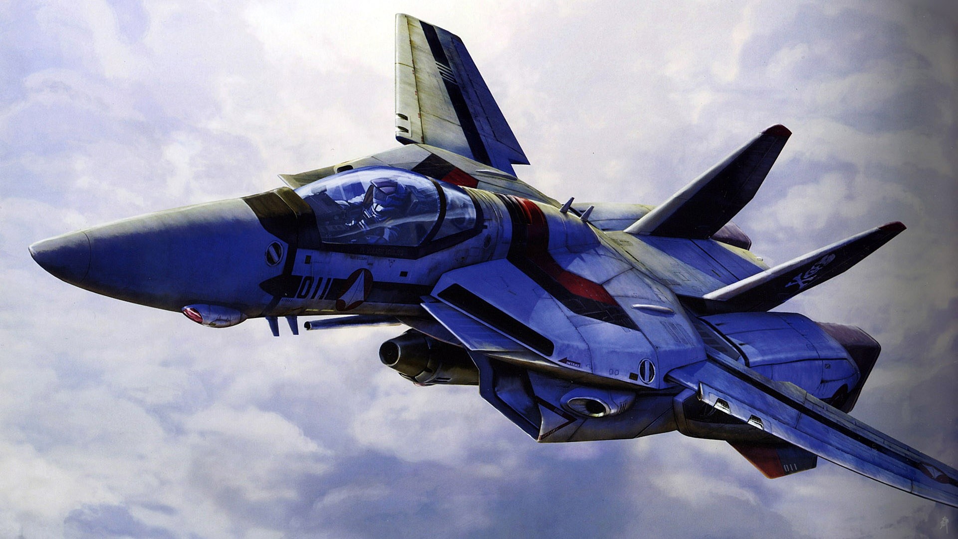 Aircraft Macross In Hd Crunch Com 489106 Wallpaper - Macross Wallpaper Hd - HD Wallpaper 