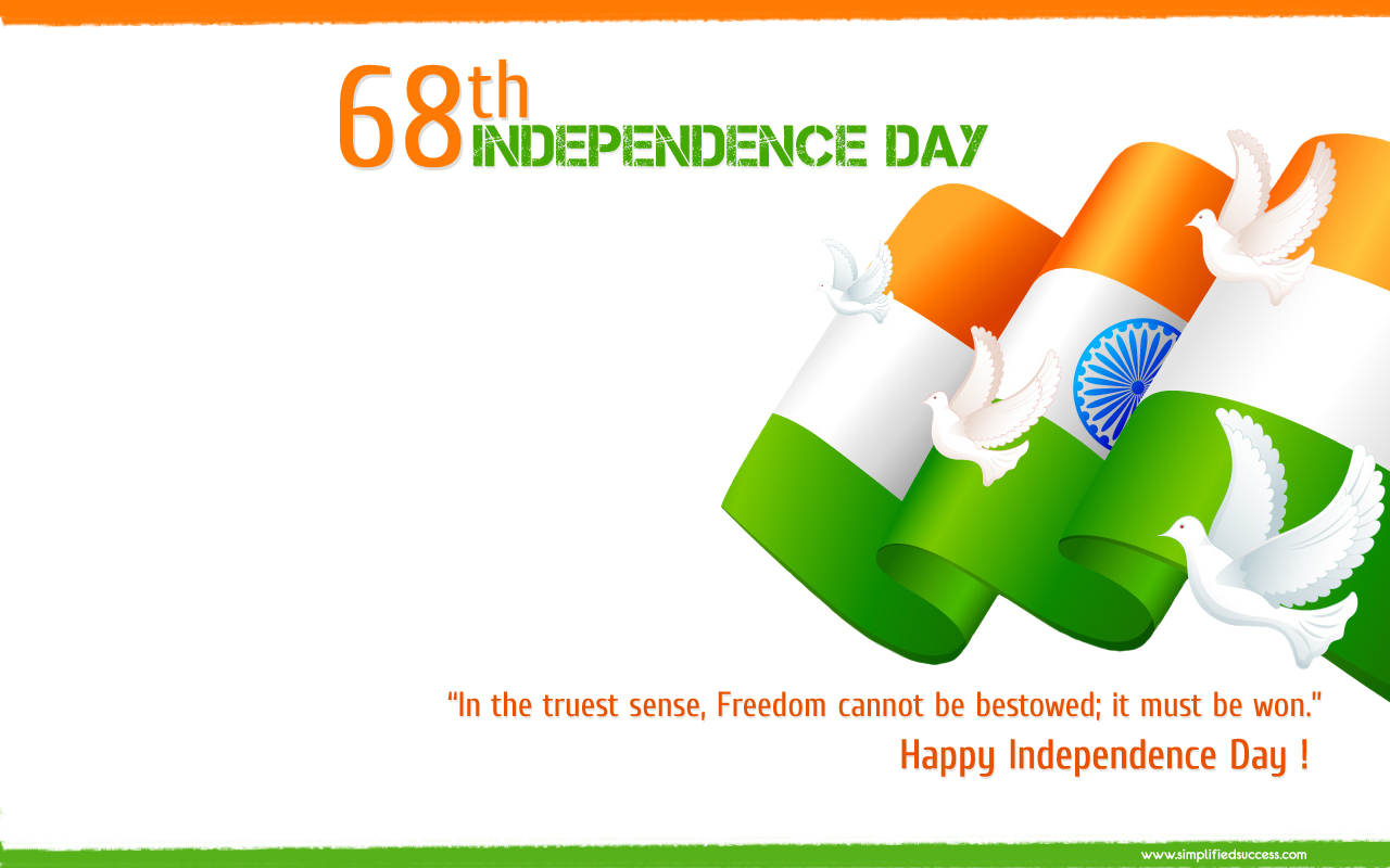 Happy Independence Day Background - 1280x800 Wallpaper 