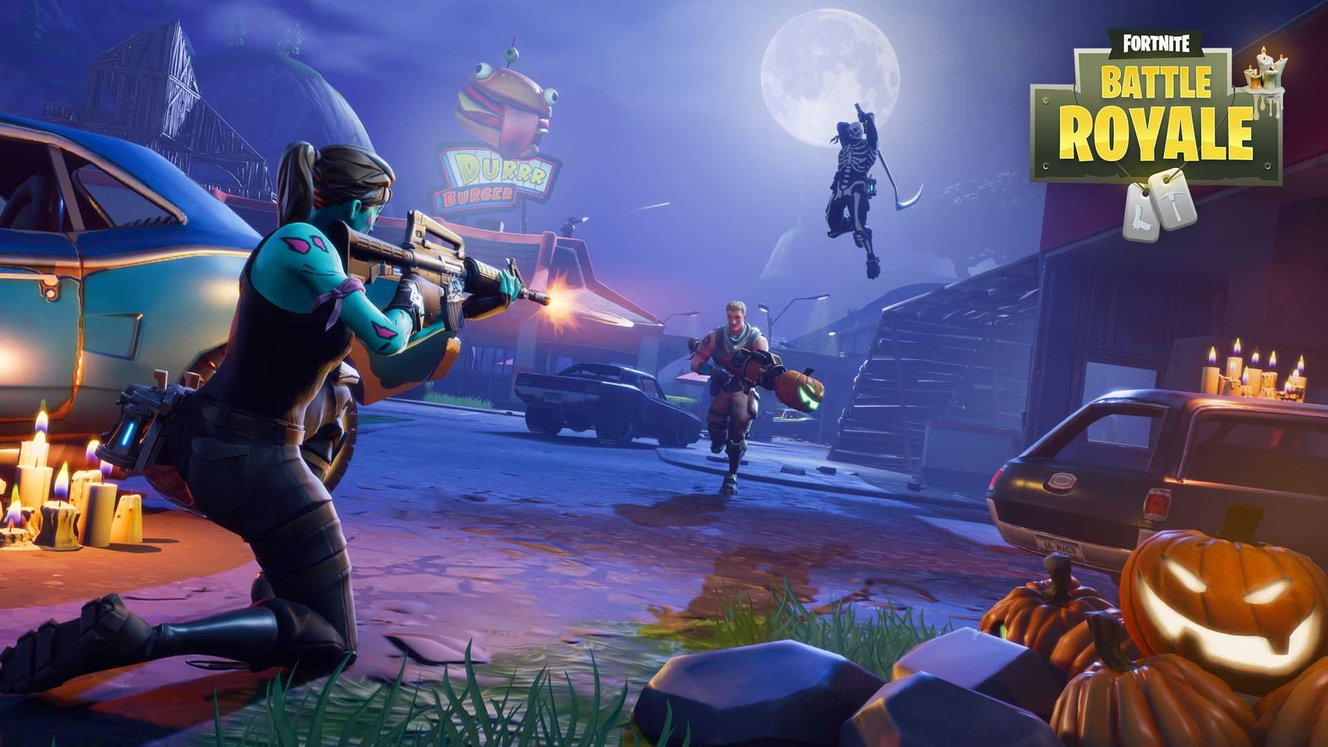 Fortnite Wallpaper Halloween - HD Wallpaper 