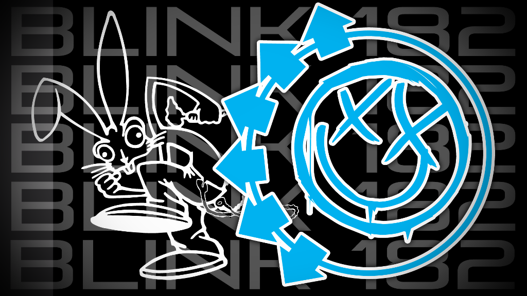 Blink 182 Wallpapers 1080p - Blink 182 Blue Logo - HD Wallpaper 