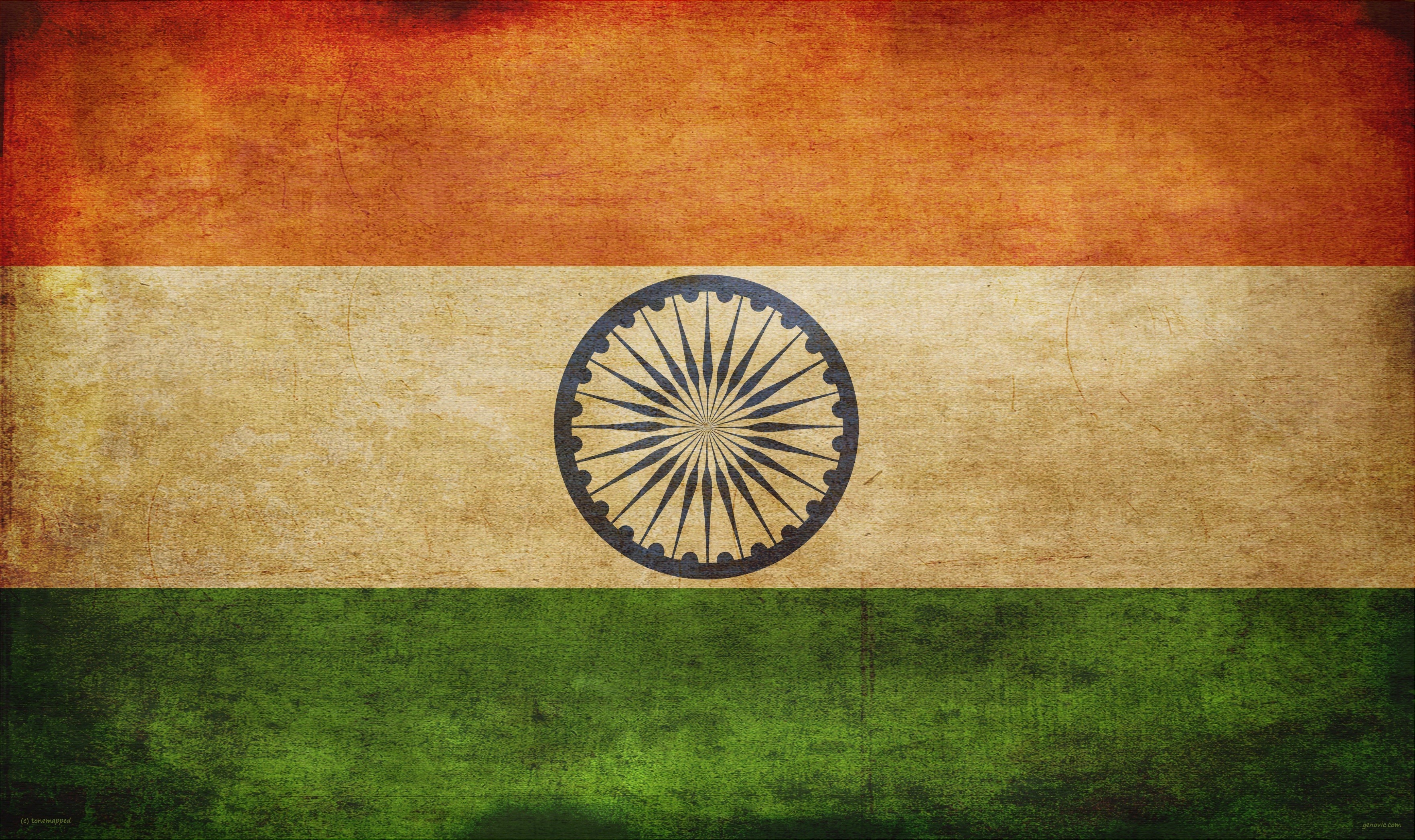 India 3d Text With The Stylish Indian Flag Wallpapers - Indian Flag  Wallpaper 1080p - 3528x2095 Wallpaper 