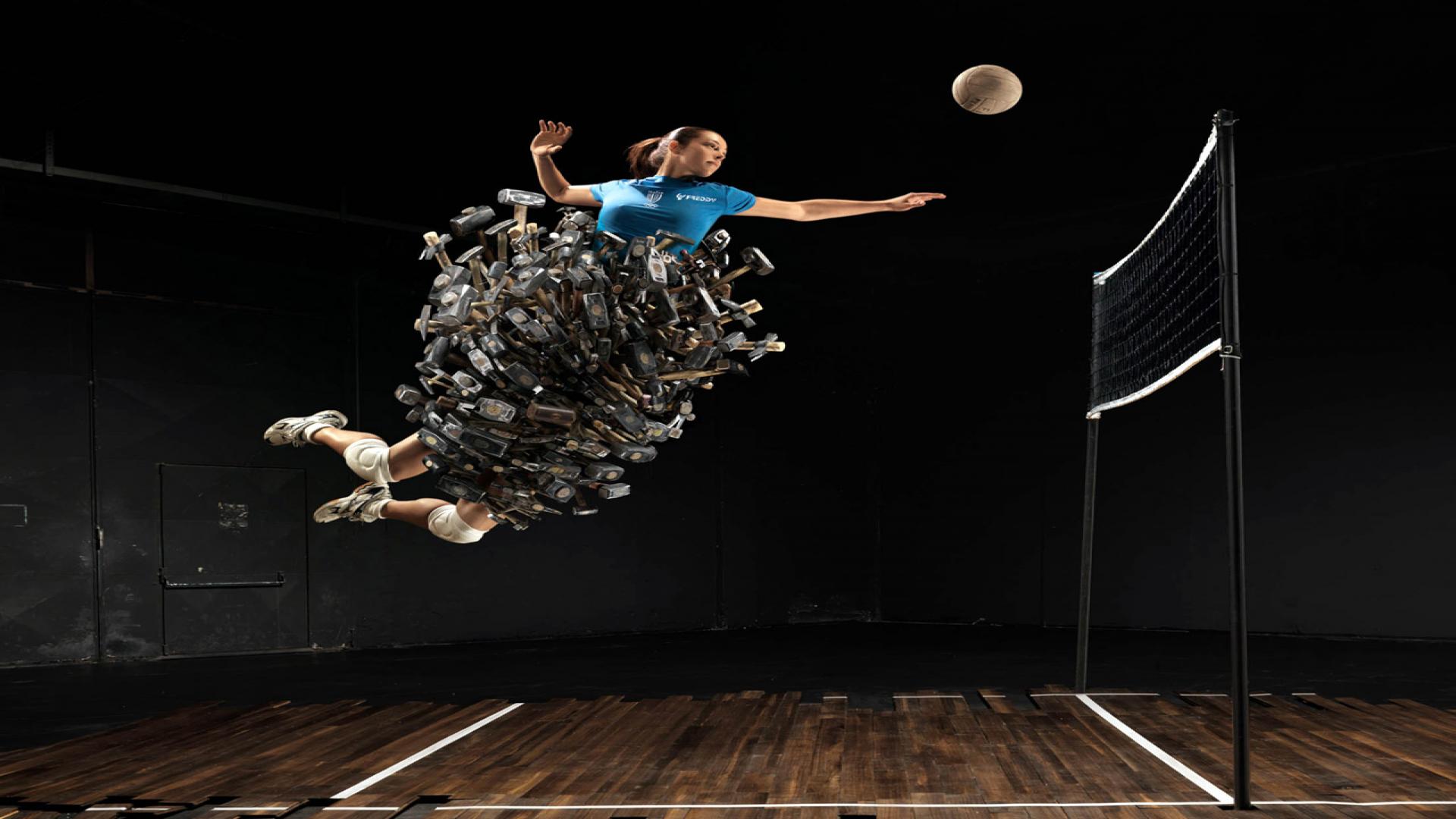 Cool Backgrounds For Volleyball - HD Wallpaper 