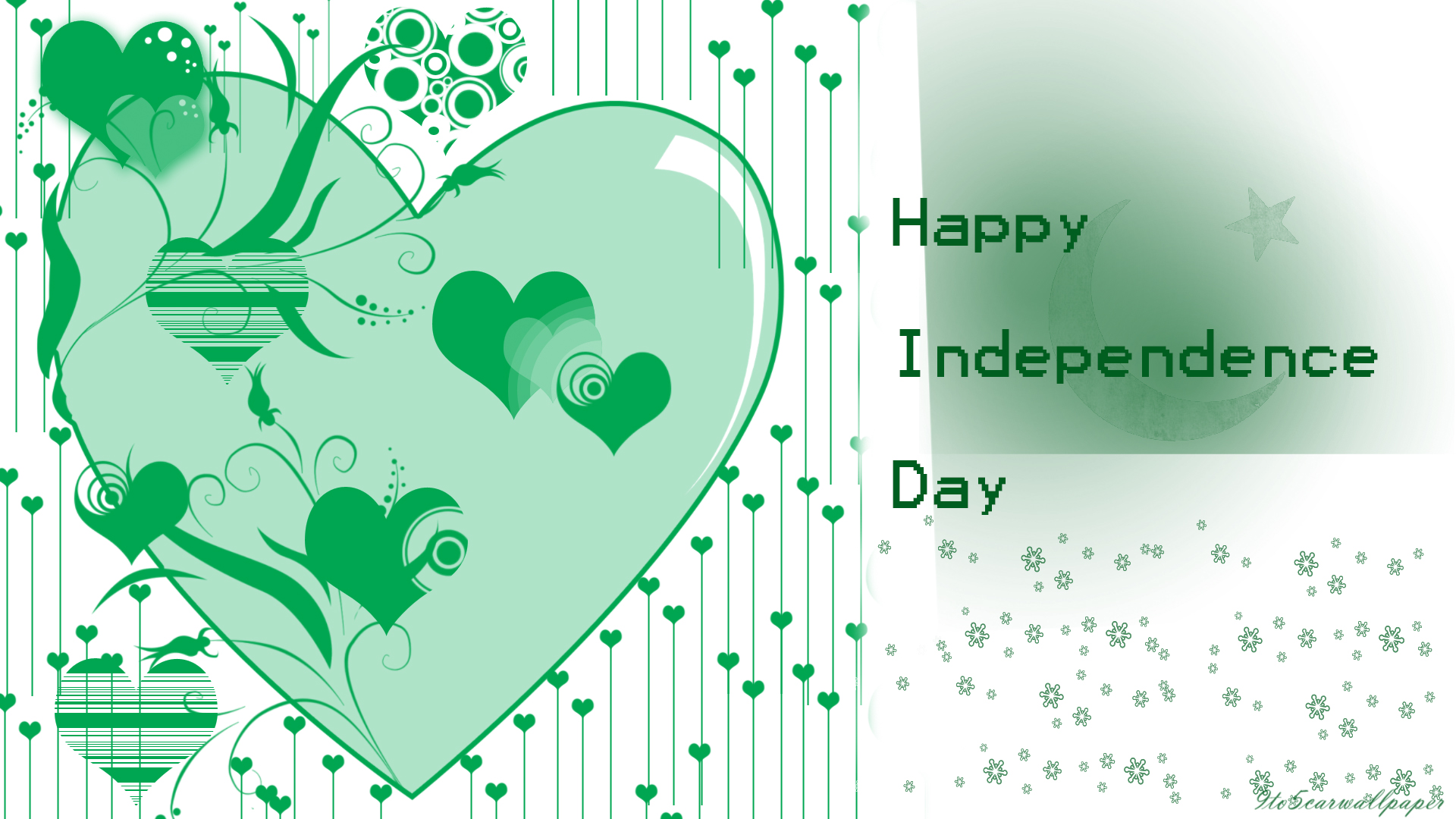 Happy Independence Day Pakistan 2017 - HD Wallpaper 