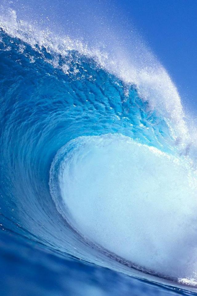 Wave Wallpaper Hd Iphone - HD Wallpaper 