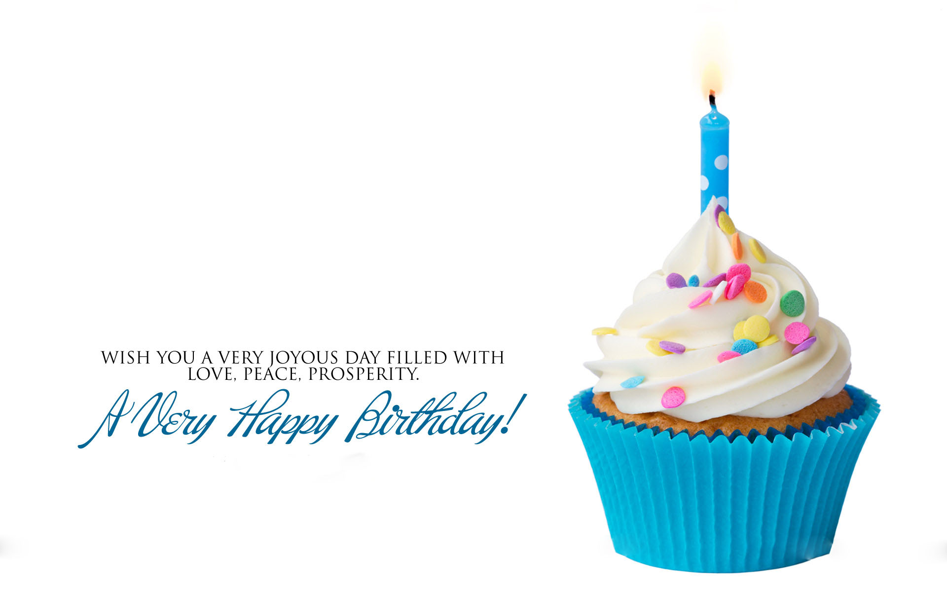 Awesome Happy Birthday Wallpaper Hd Images - Blue Cake With Candle - HD Wallpaper 