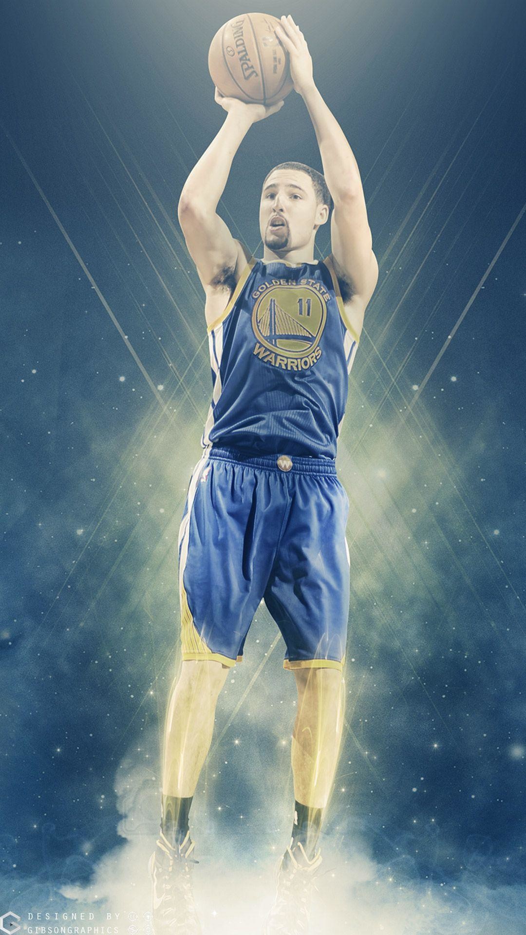 Klay Thompson Warriors Mobile Wallpaper - Klay Thompson Wallpaper 2017 - HD Wallpaper 