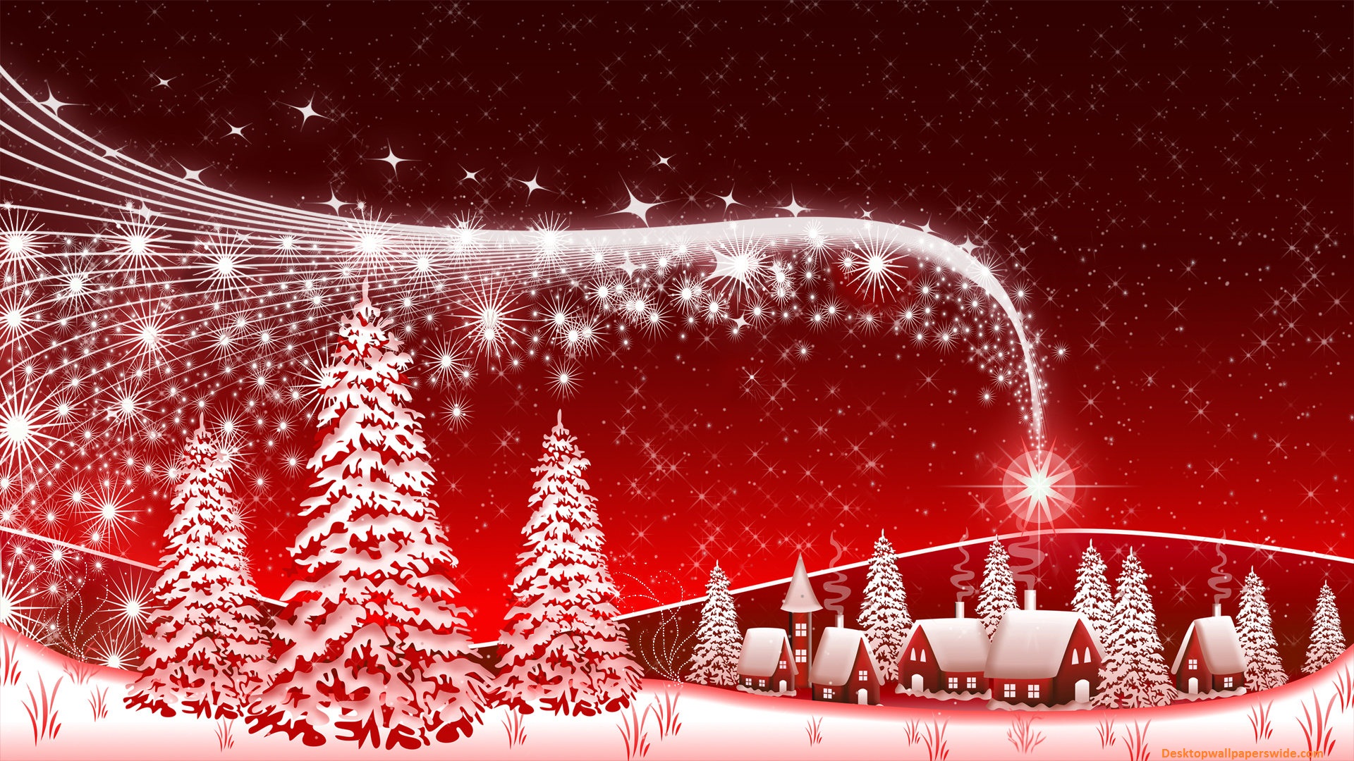 Animated Merry Christmas - HD Wallpaper 