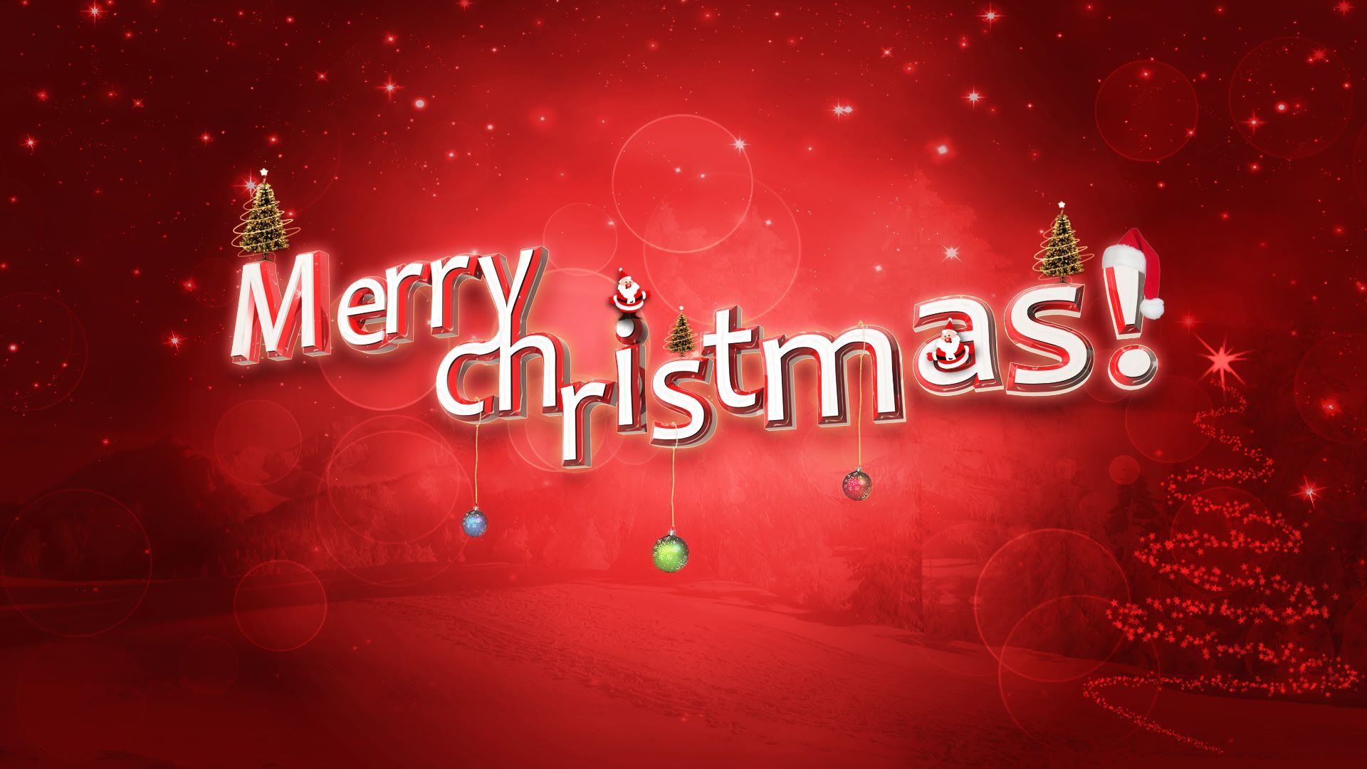 Download Happy Christmas Images - Merry Christmas Wallpaper Red - 1920x1080  Wallpaper 