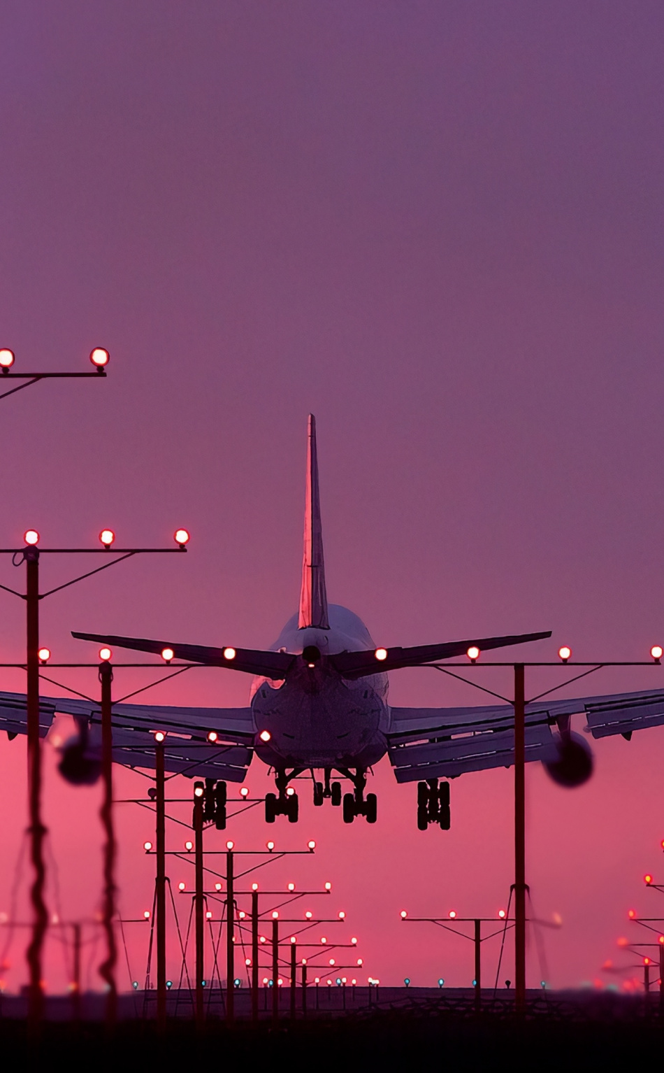 Aircraft, Landing, Sunset, Wallpaper - Fondos De Pantalla De Aviones - HD Wallpaper 