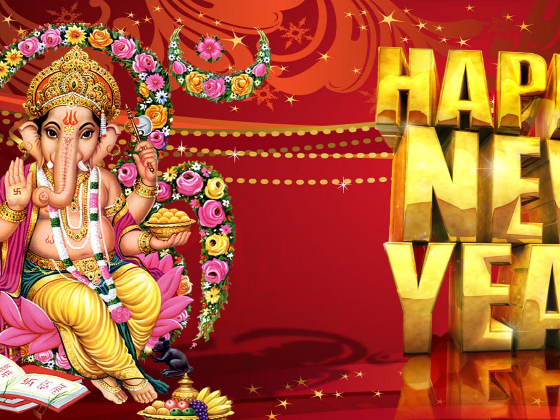 Happy New Year Indian - HD Wallpaper 