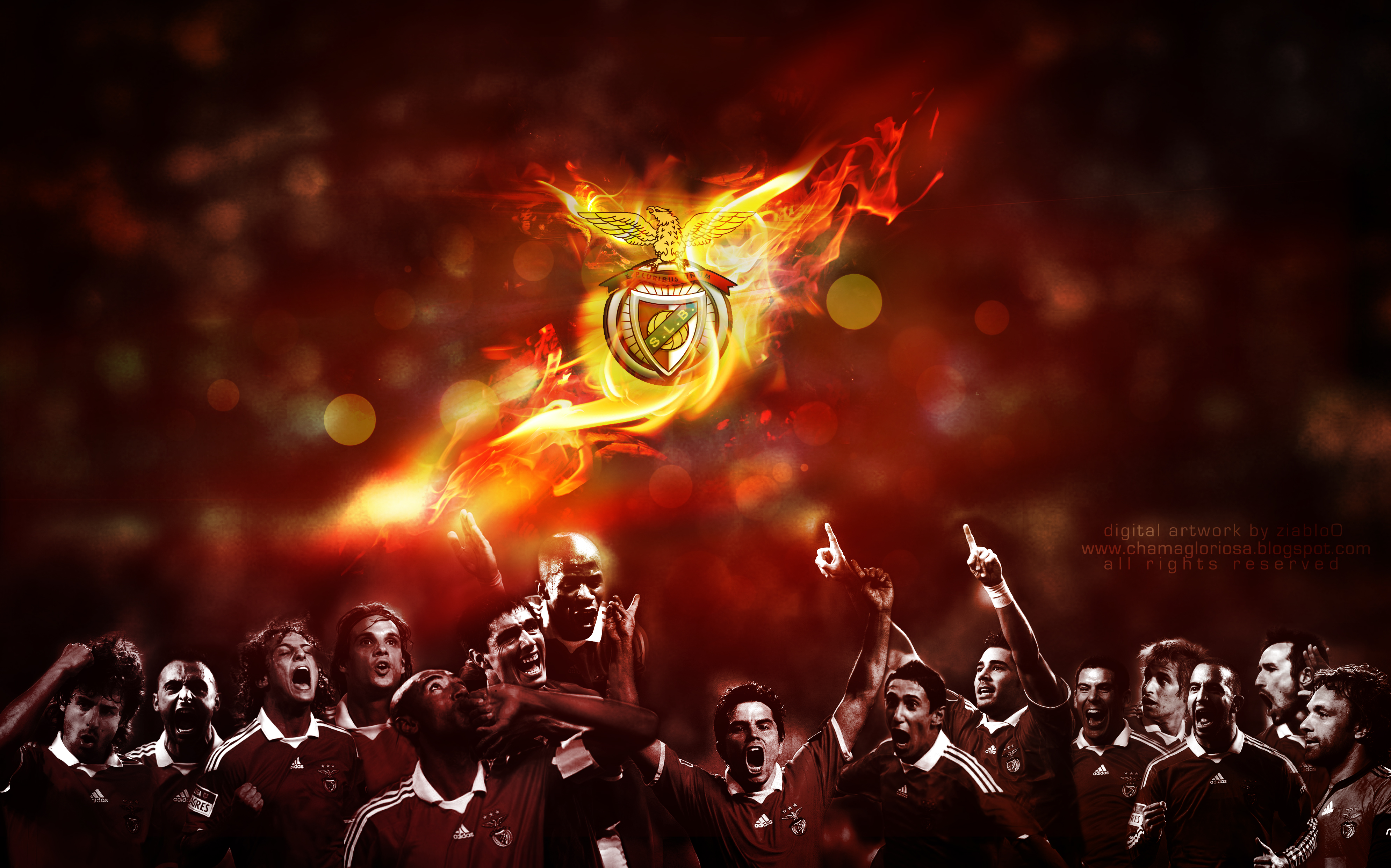 Benfica Wallpaper - Digital Football - HD Wallpaper 