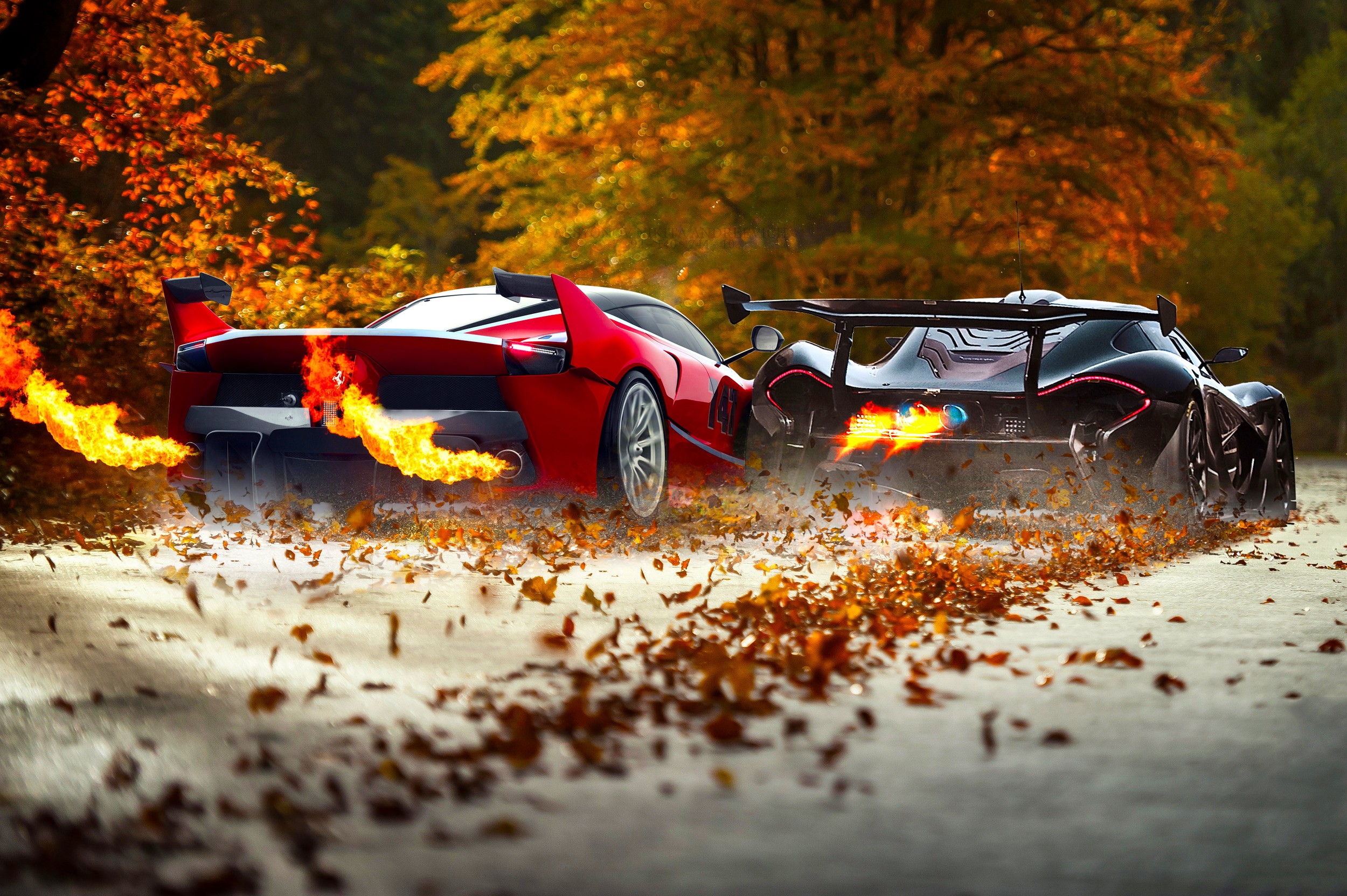 Mclaren P1 And Laferrari - HD Wallpaper 