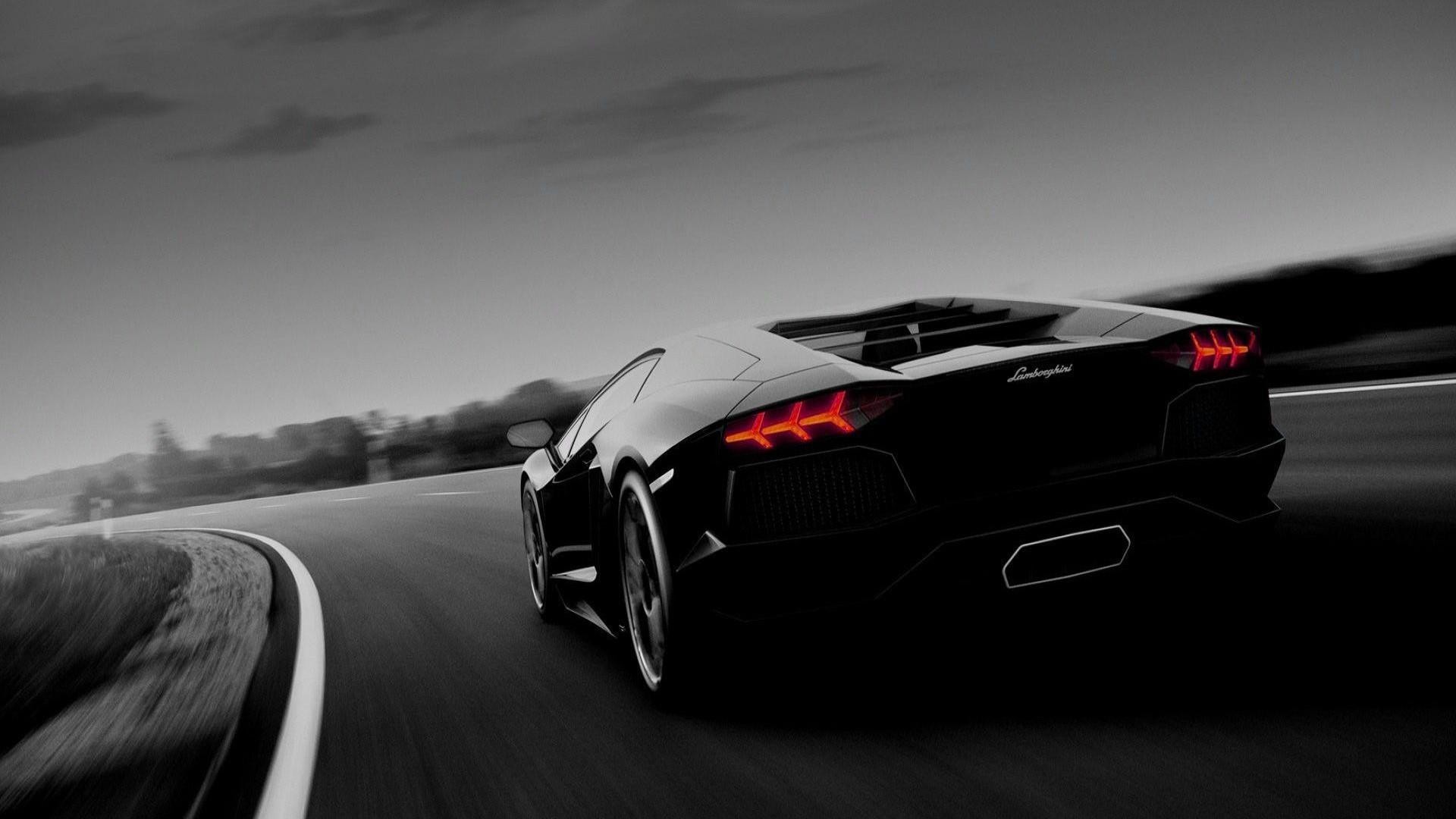 1920x1080, Black Lamborghini Aventador Wallpaper - Lamborghini Wallpaper Hd - HD Wallpaper 