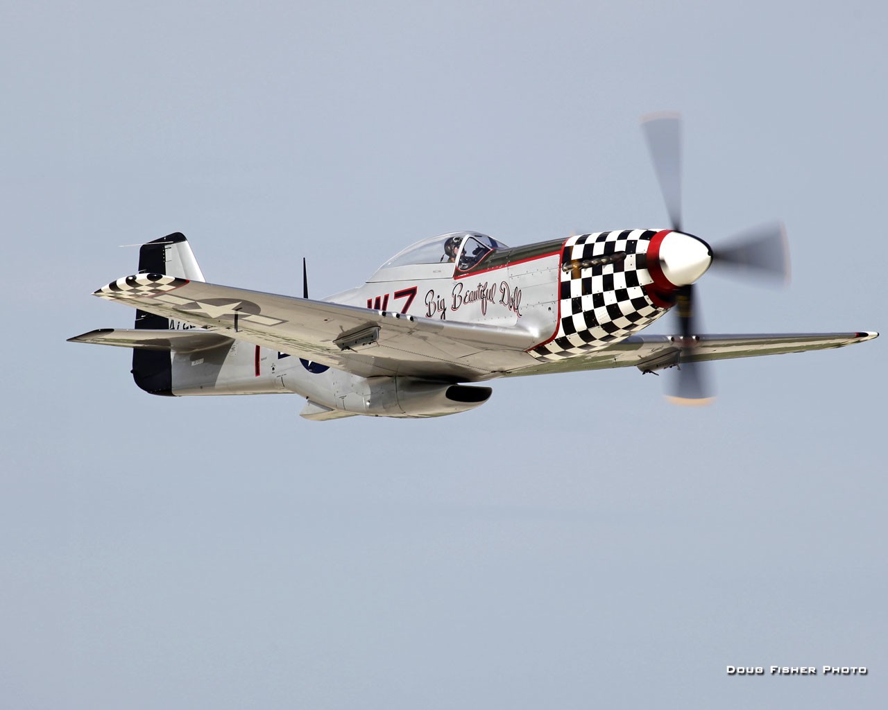 Plane Wallpapers, War Planes, Sky, Flying Vehicles, - P 51 Mustang Big Beautiful Doll - HD Wallpaper 