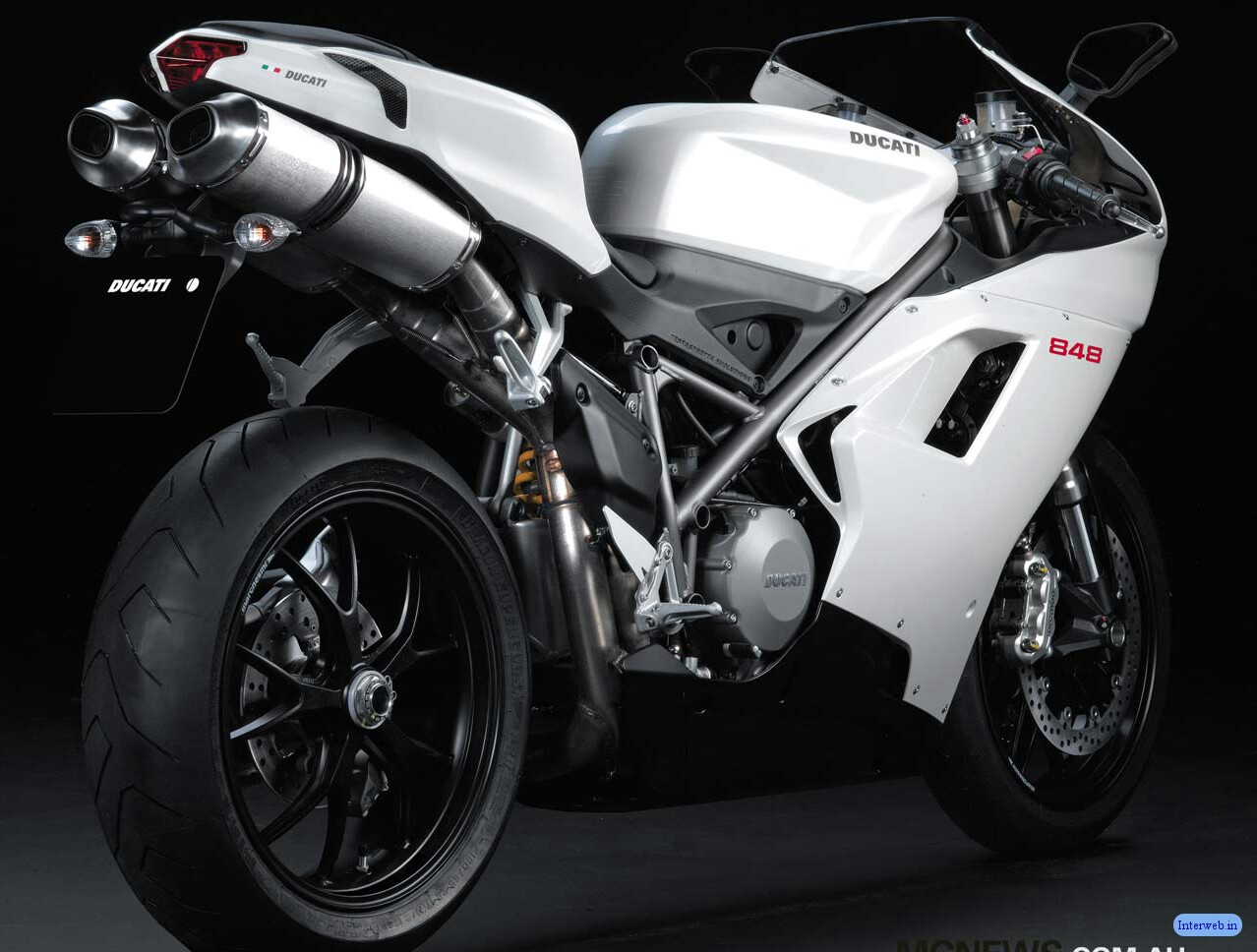 Sports Bike Wallpaper - Ducati 848 Engine - HD Wallpaper 