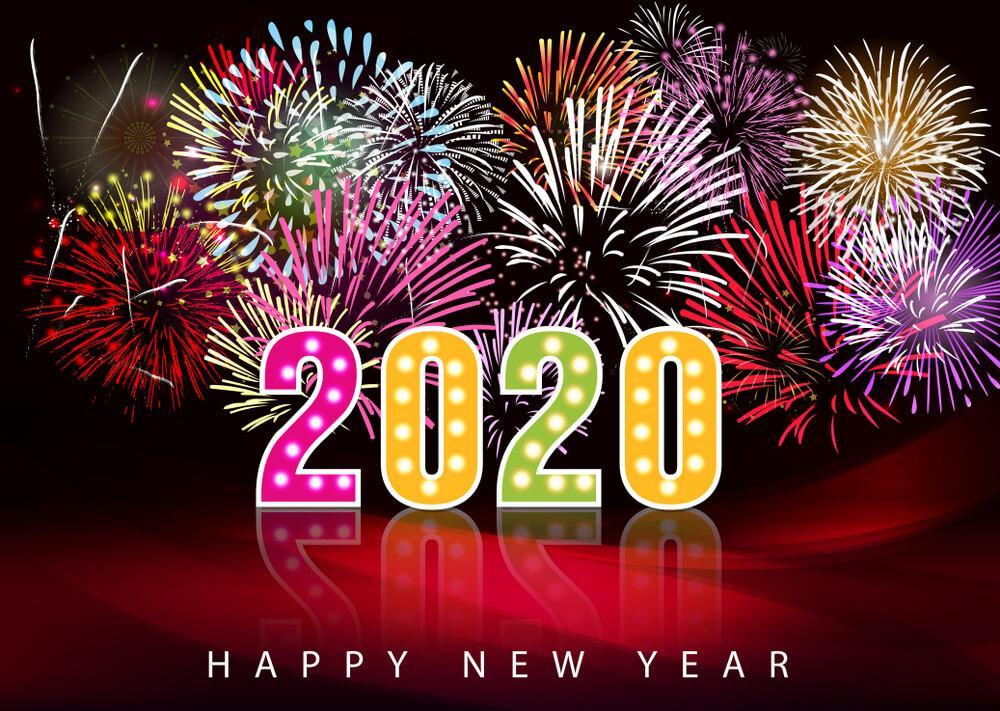 Happy New Year 2020 - HD Wallpaper 